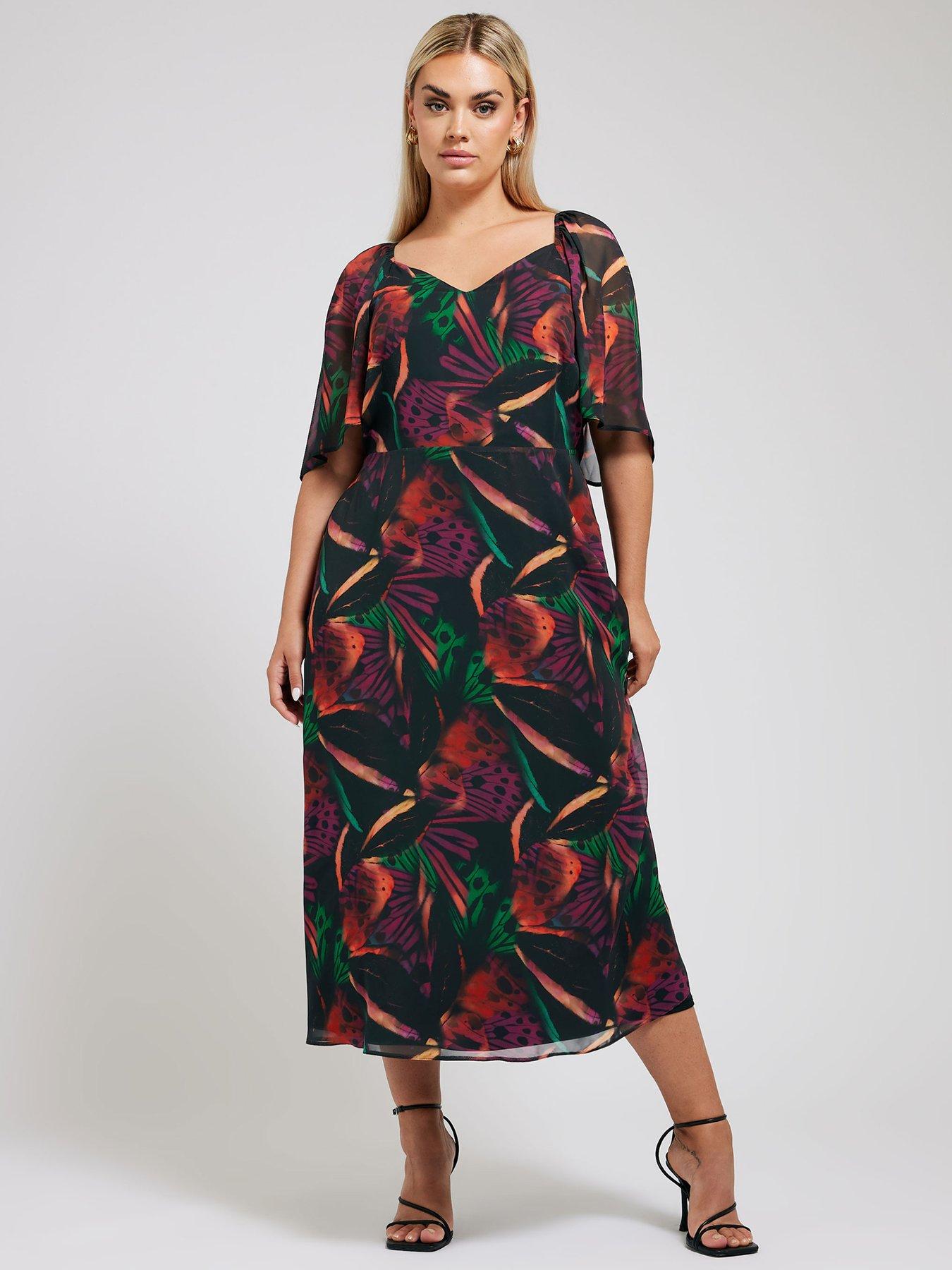 yours-yourscurve-abstract-butterfly-angel-sleeve-maxi-dress-multi