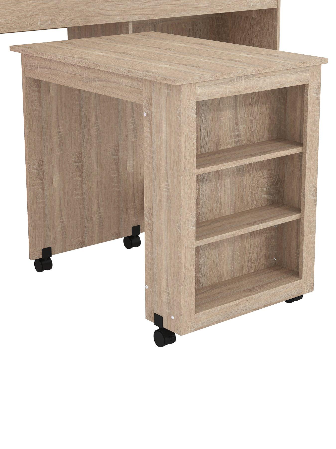 the-very-collection-mico-mid-sleeper-bed-with-pull-out-desknbspstorage-and-mattress-options-buynbspamp-savenbsp--light-pinkoak-effectback