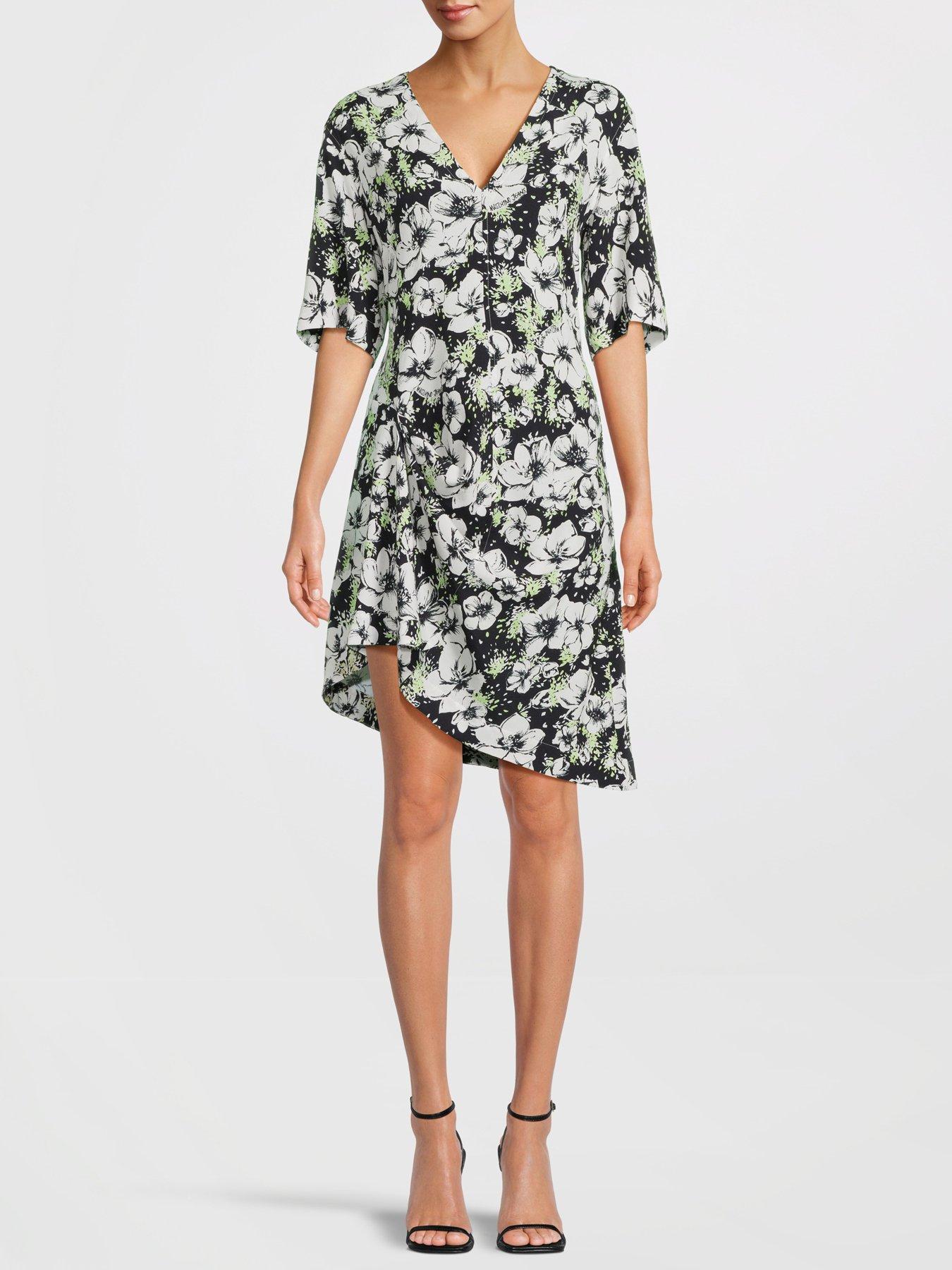 undefined Floral Print Mini Dress - Multi