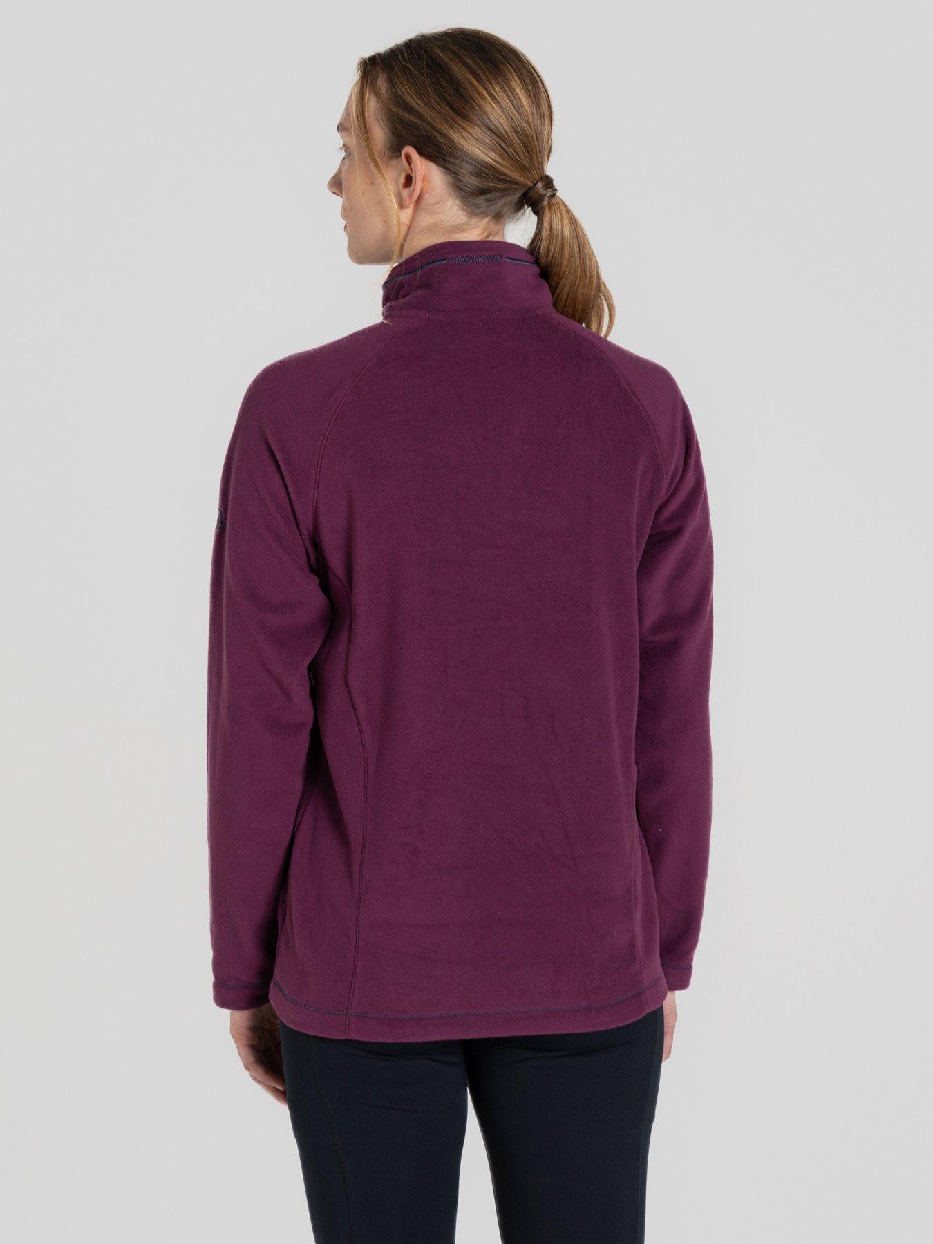 craghoppers-womens-miska-vi-half-zip-fleece-burgundystillFront