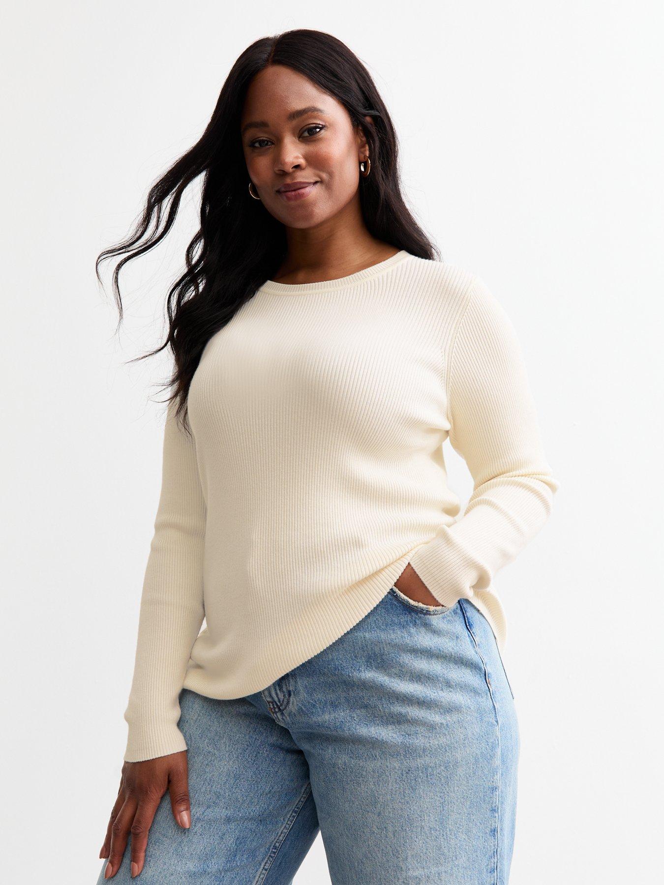 new-look-curves-off-white-crew-neck-jumper