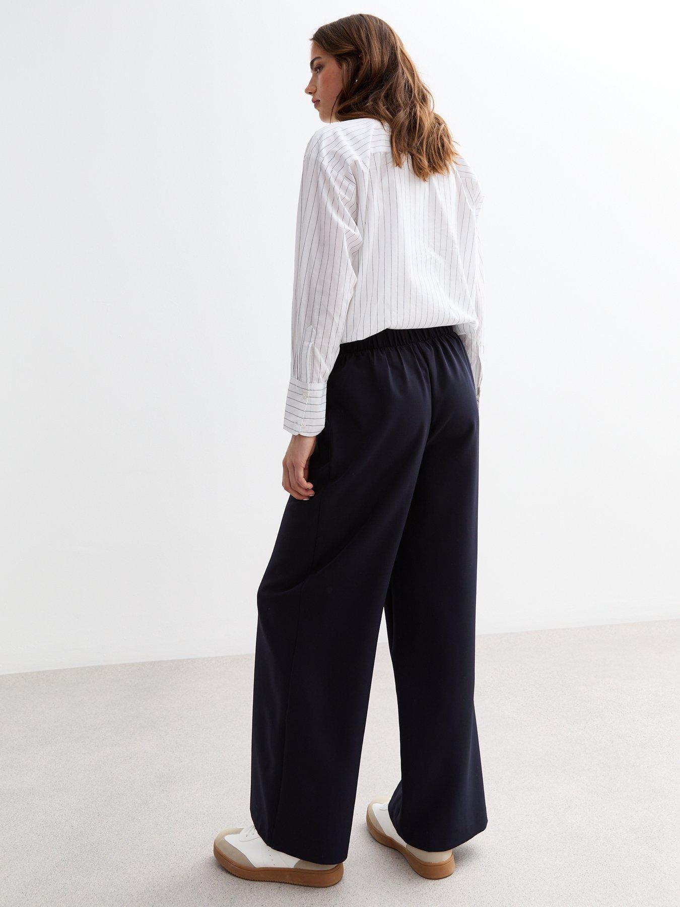 new-look-elasticated-wide-leg-trousers-navystillFront