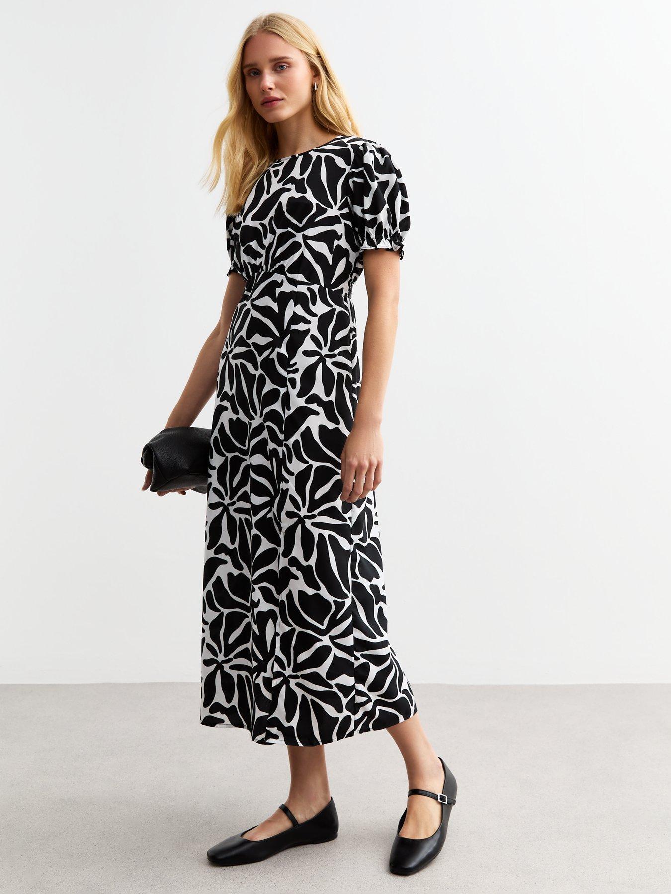 new-look-monochrome-puff-sleeve-midi-dress-printback