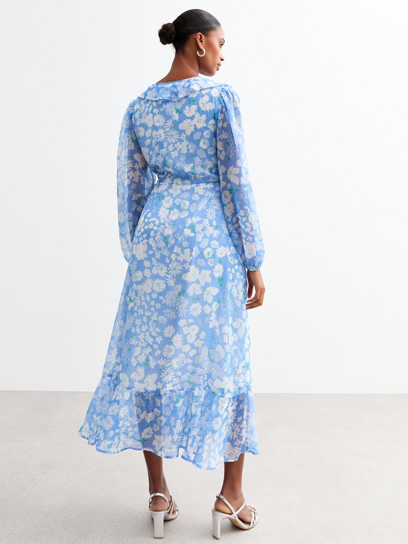 new-look-floral-wrap-chiffon-midi-dress-blueprintstillFront