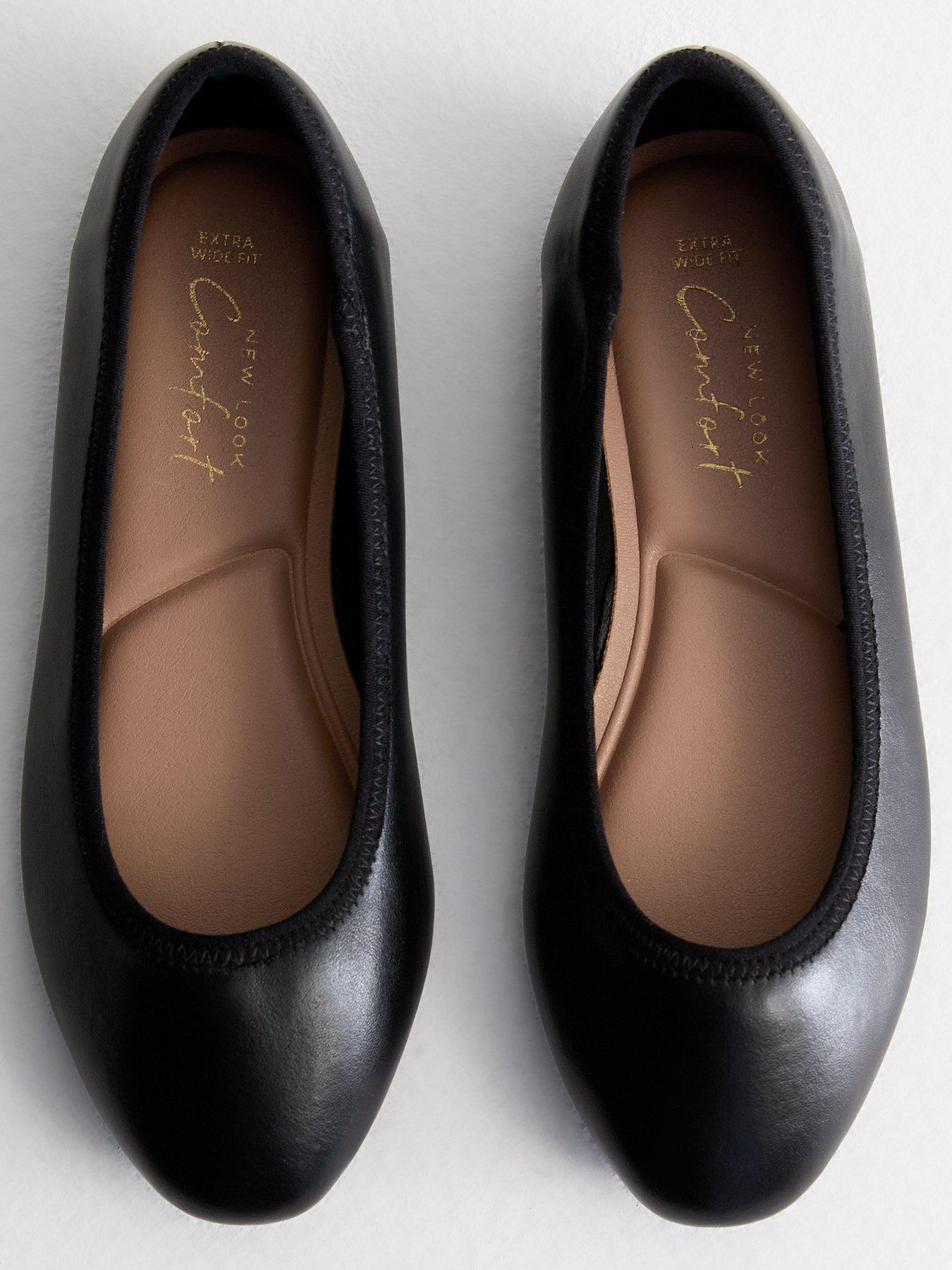 new-look-extra-wide-fit-leather-look-ballet-pumps-blackoutfit