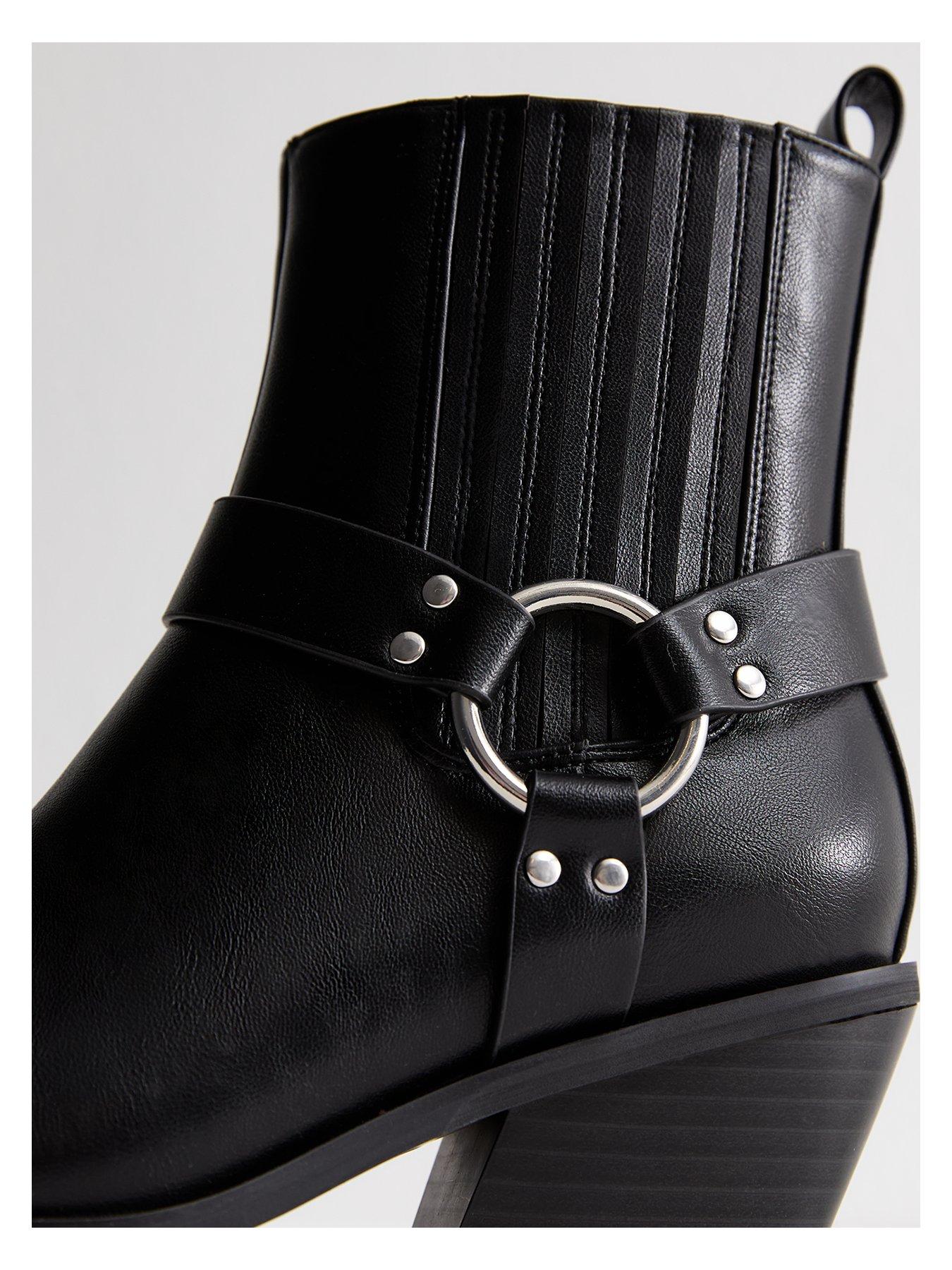 new-look-western-ankle-boots-blackoutfit