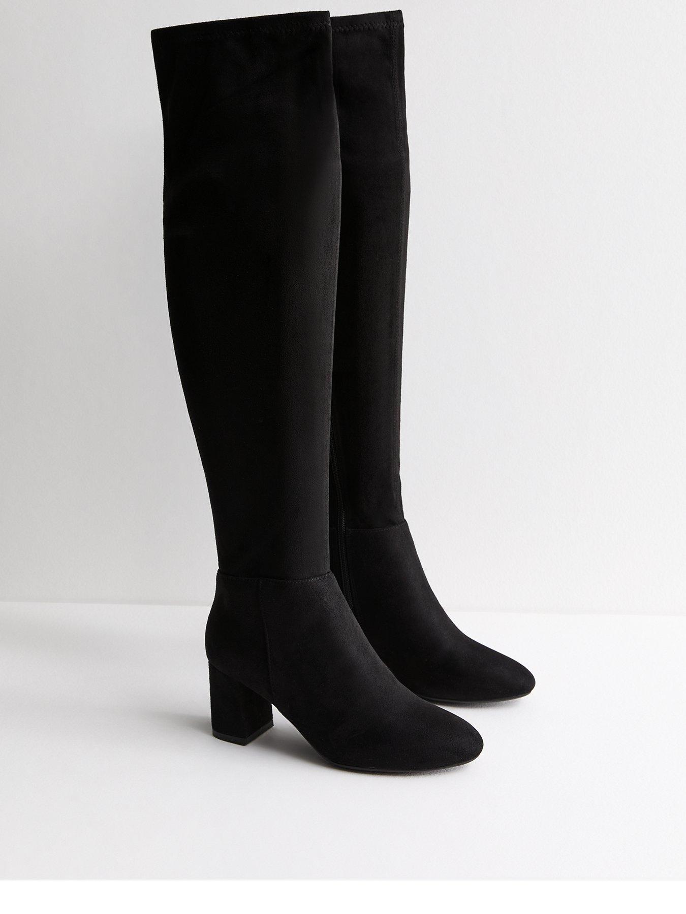 new-look-faux-suede-block-heel-high-leg-boots-blackstillFront