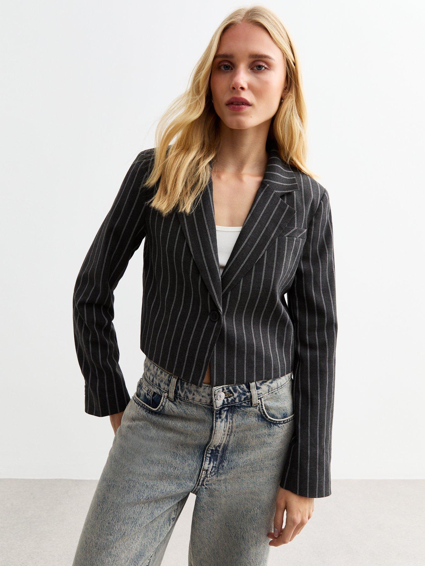 new-look-grey-pinstripe-cropped-blazer