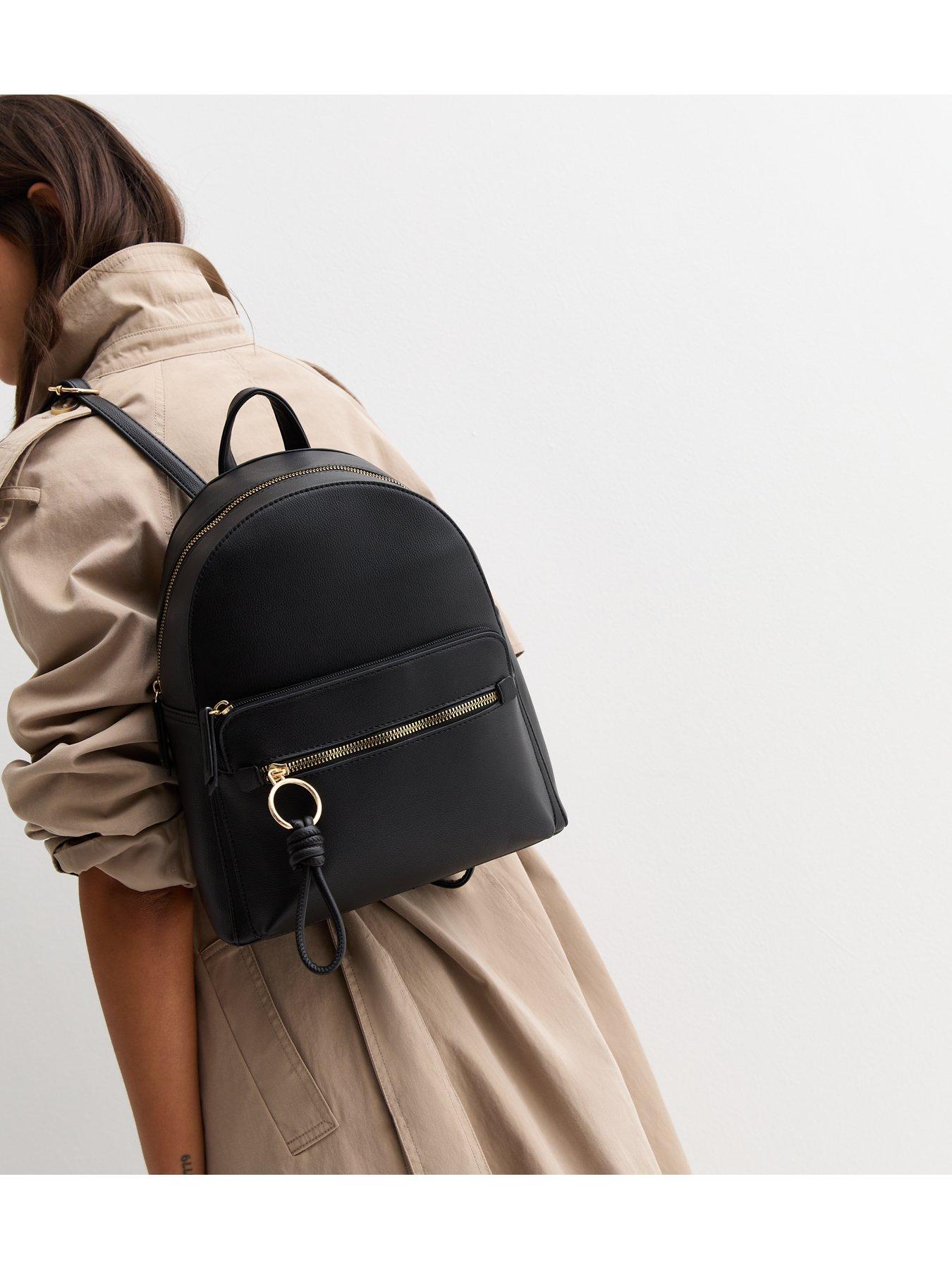 new-look-black-leather-look-front-pocket-backpackstillFront