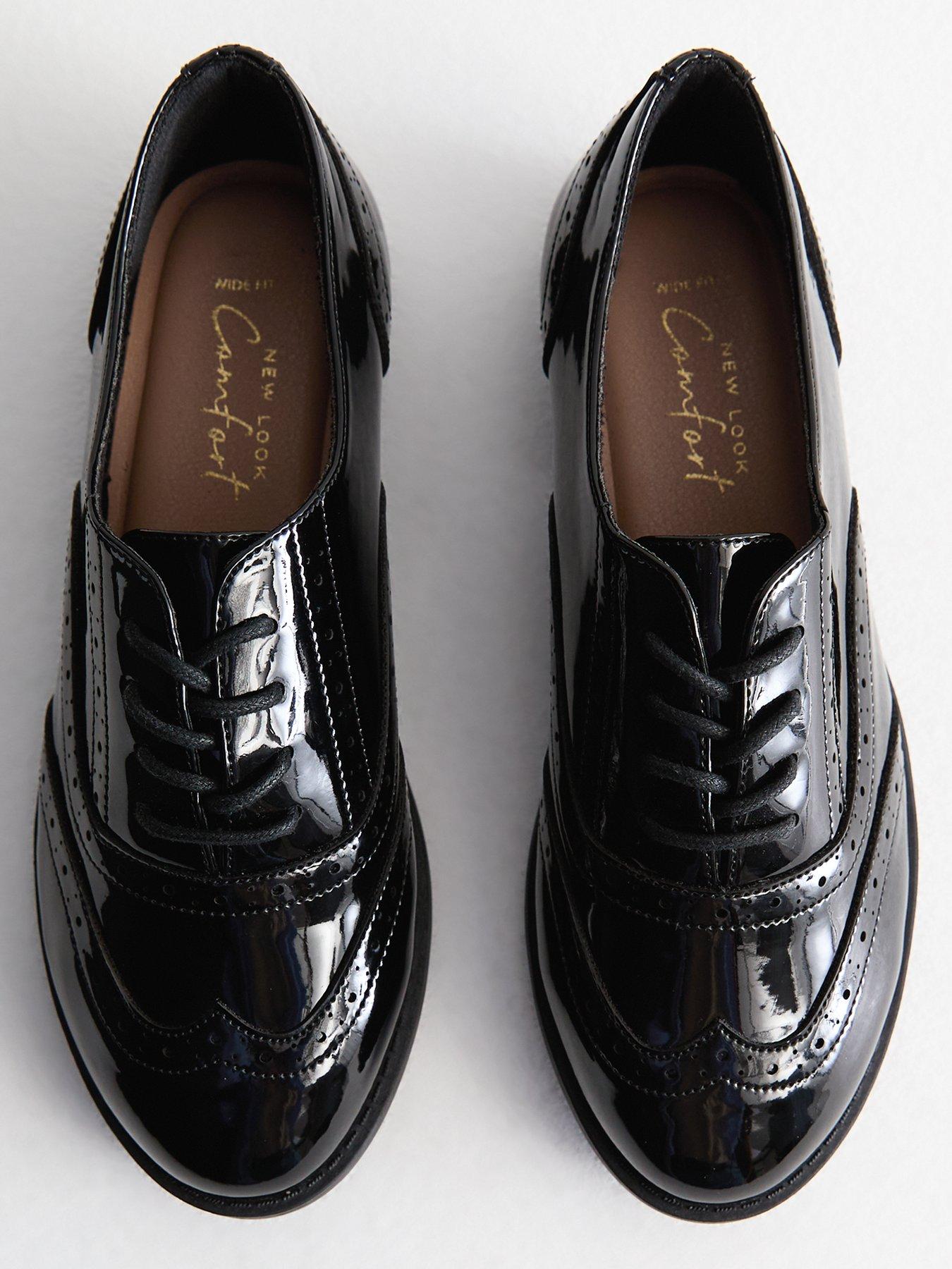 new-look-wide-fit-patent-leather-look-brogues-blackoutfit