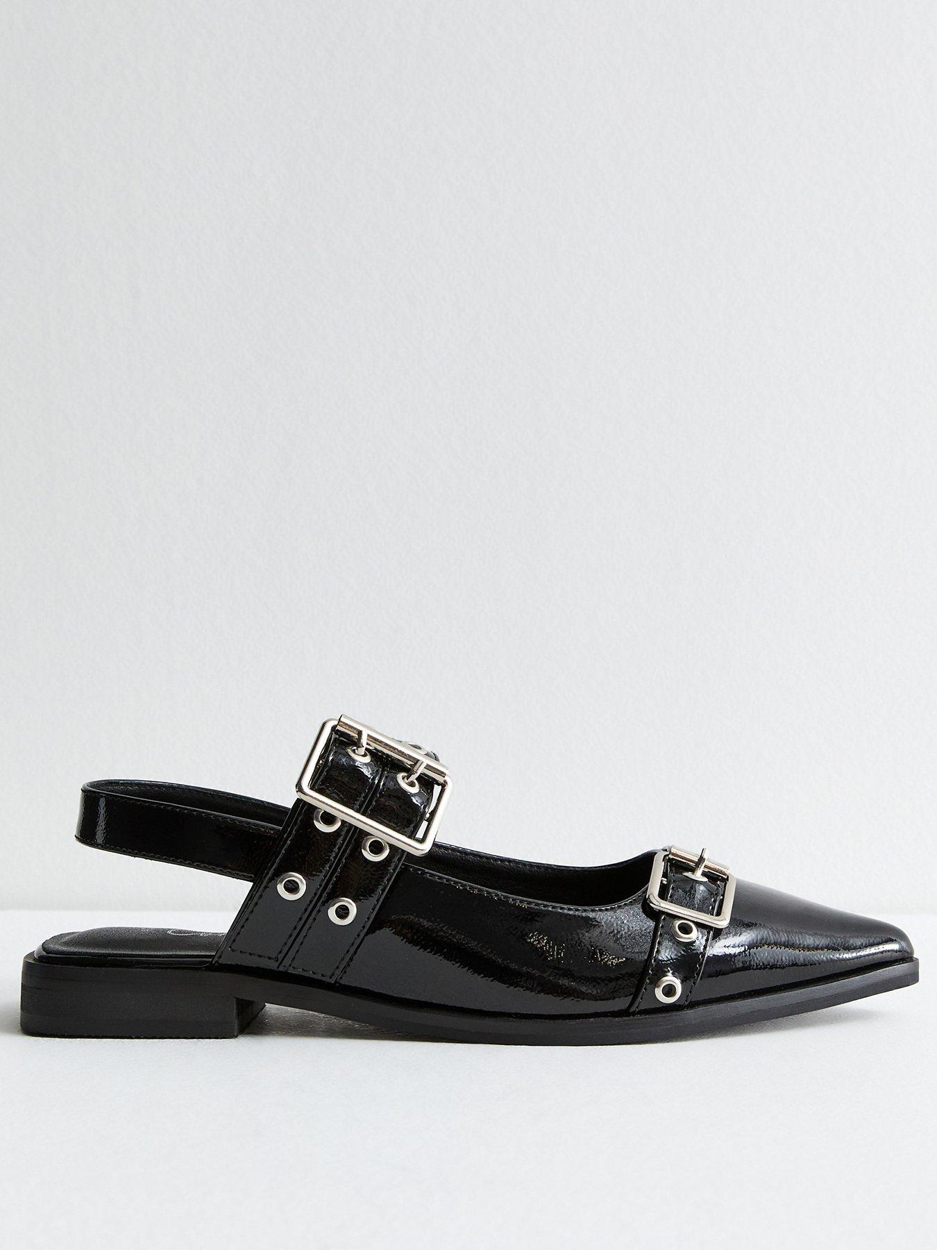 new-look-patent-mary-jane-buckle-ballerinas-black