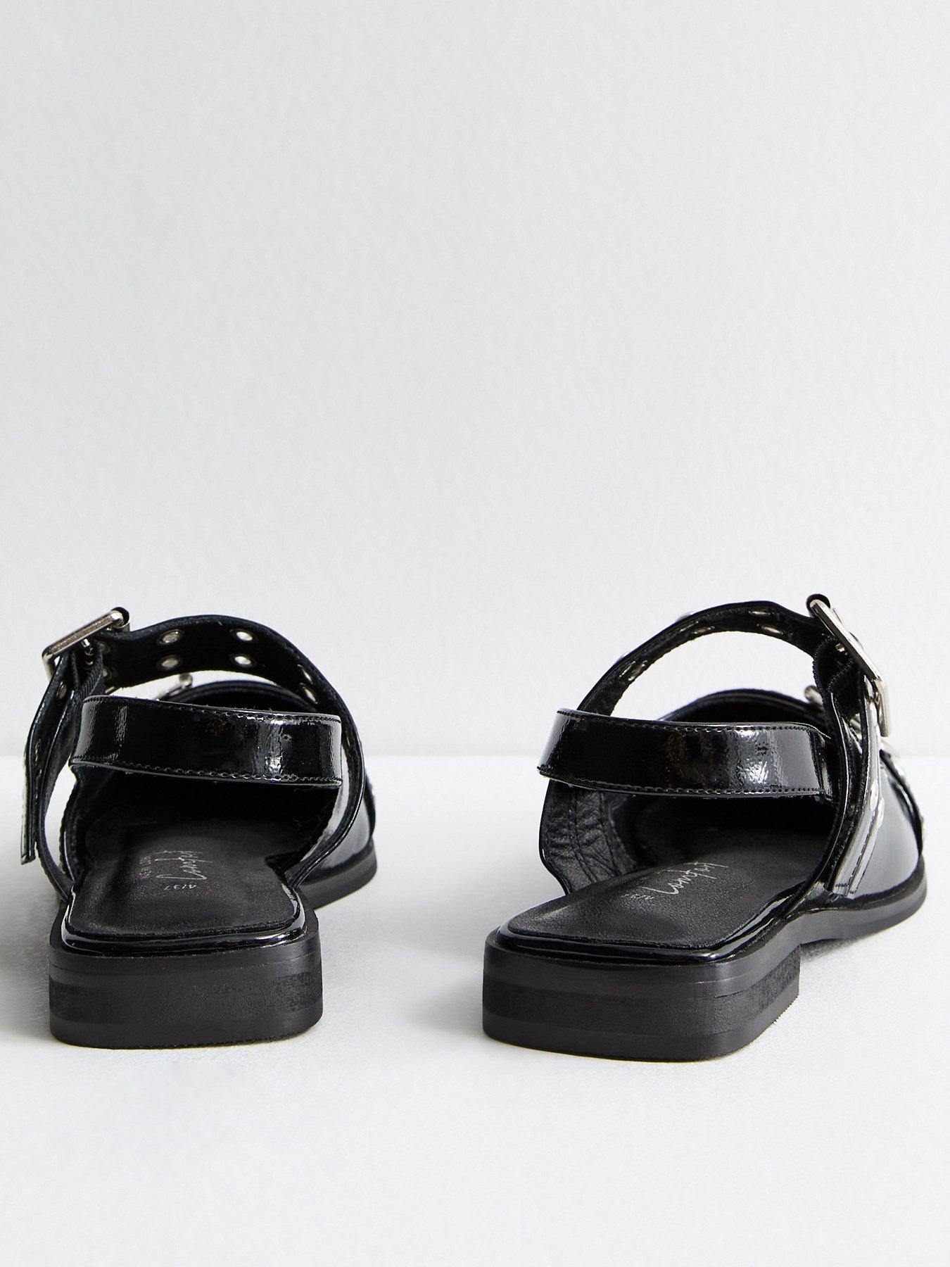 new-look-patent-mary-jane-buckle-ballerinas-blackback