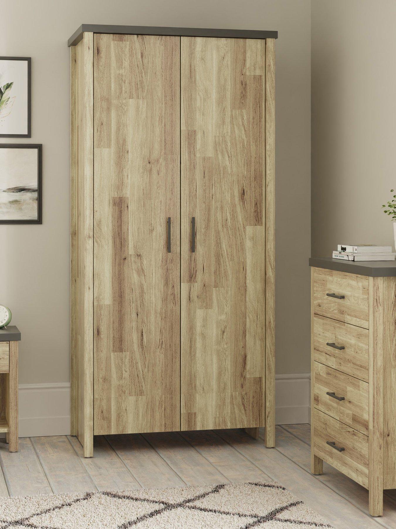 undefined Cascina 2 Door Wardrobe Oak