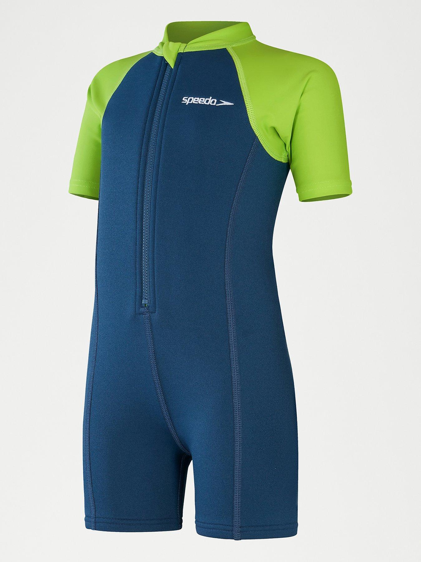 Image 1 of 5 of Speedo Boys Learn to Swim Essential Neoprene Suit - Blue