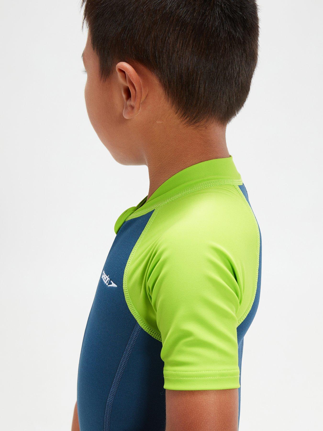 Image 5 of 5 of Speedo Boys Learn to Swim Essential Neoprene Suit - Blue