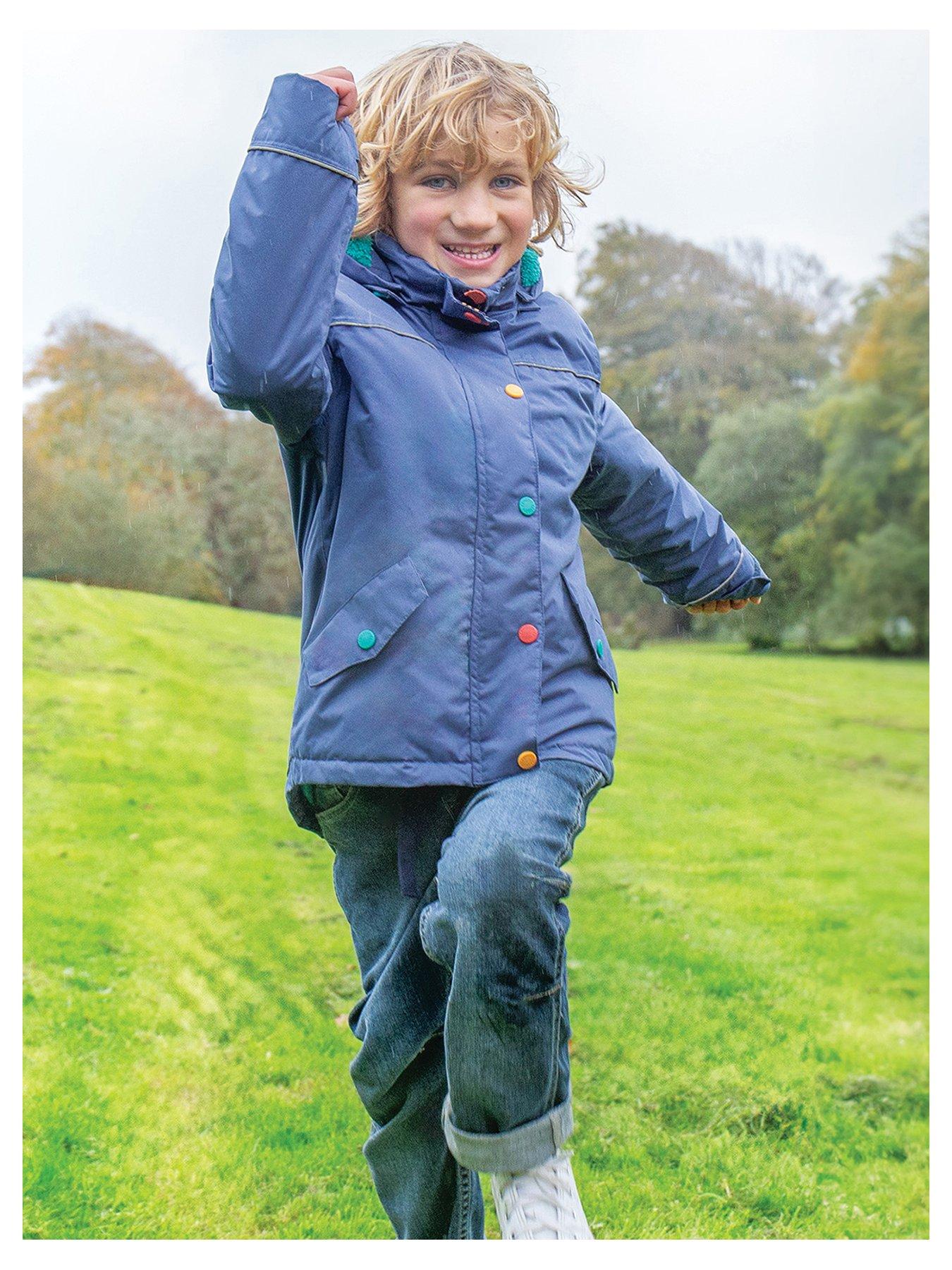 Image 1 of 5 of Frugi Rambler 3 In 1 Coat - Navy