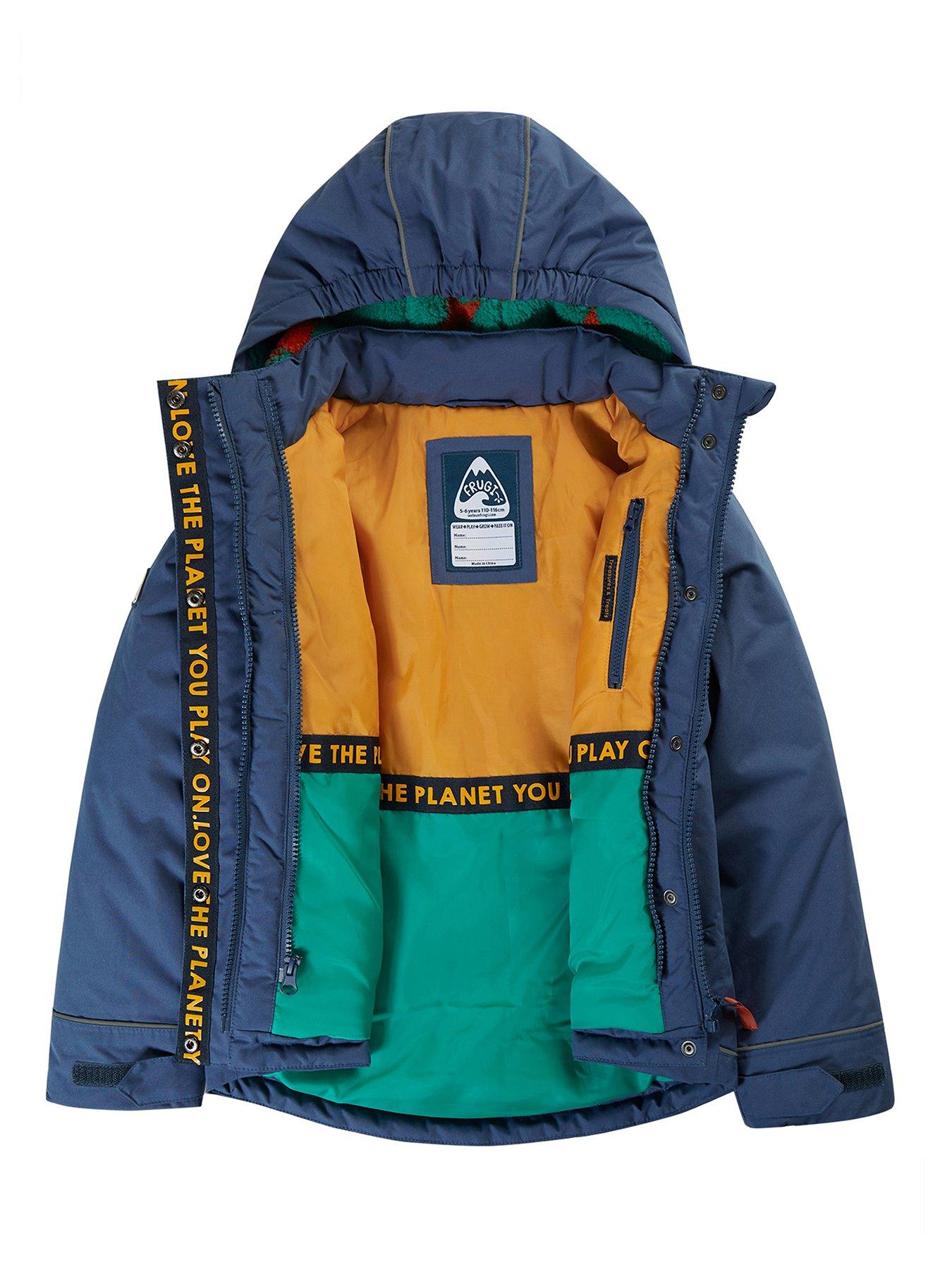 Image 3 of 5 of Frugi Rambler 3 In 1 Coat - Navy