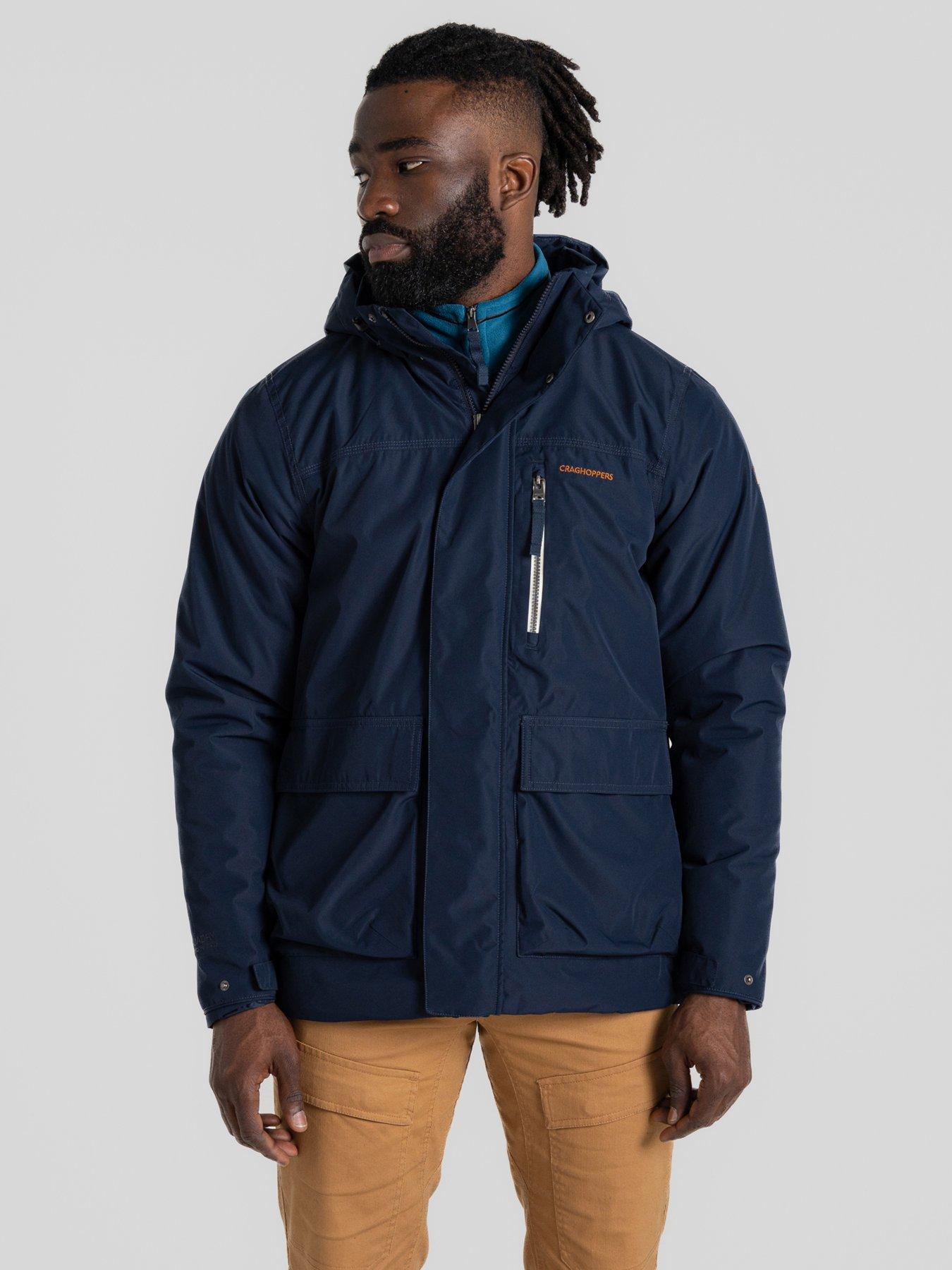 Craghoppers Mens National Trust Padley Jacket Waterproof -navy