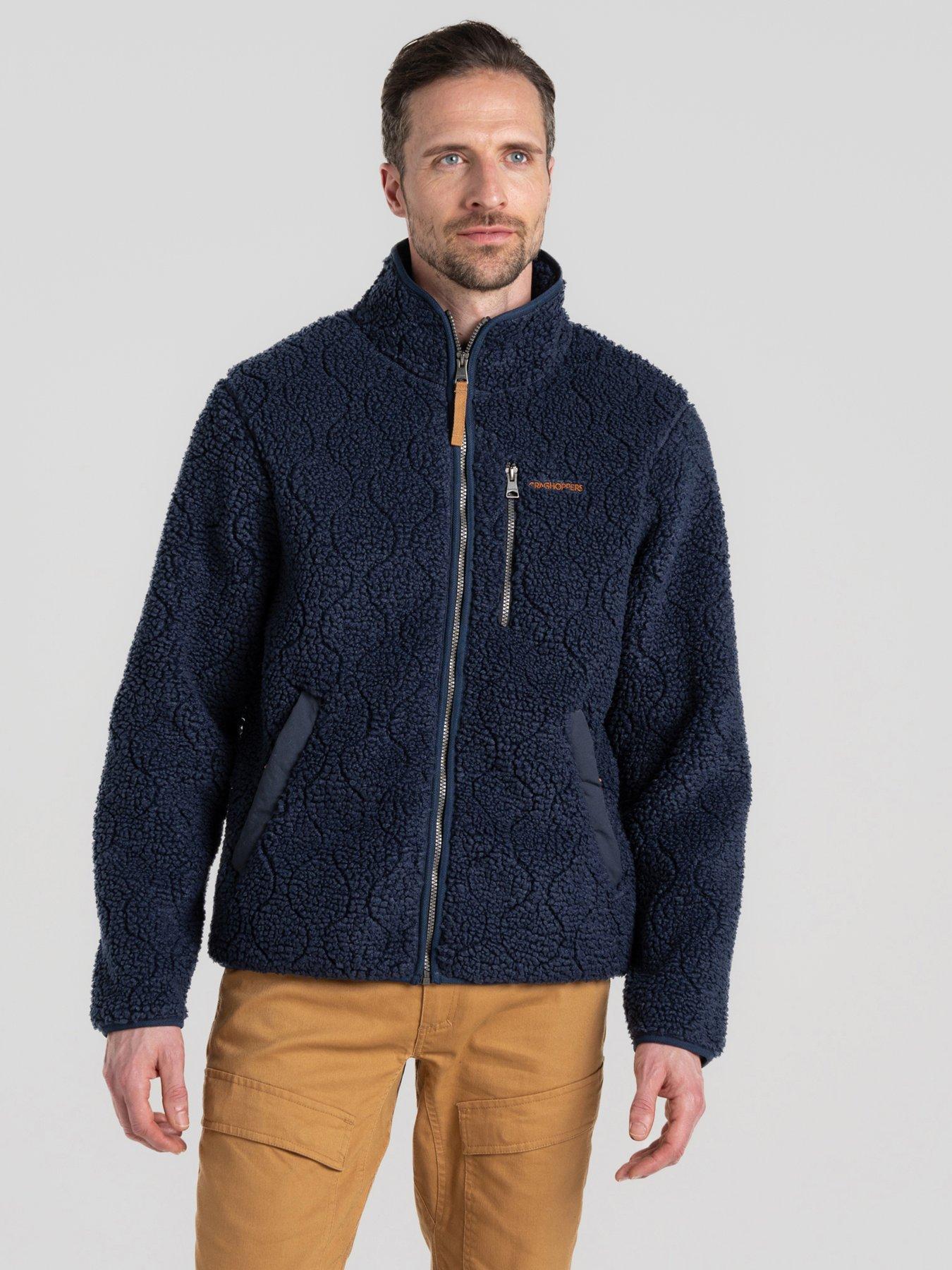 Mens National Trust Winnat Jacket Fleece navy