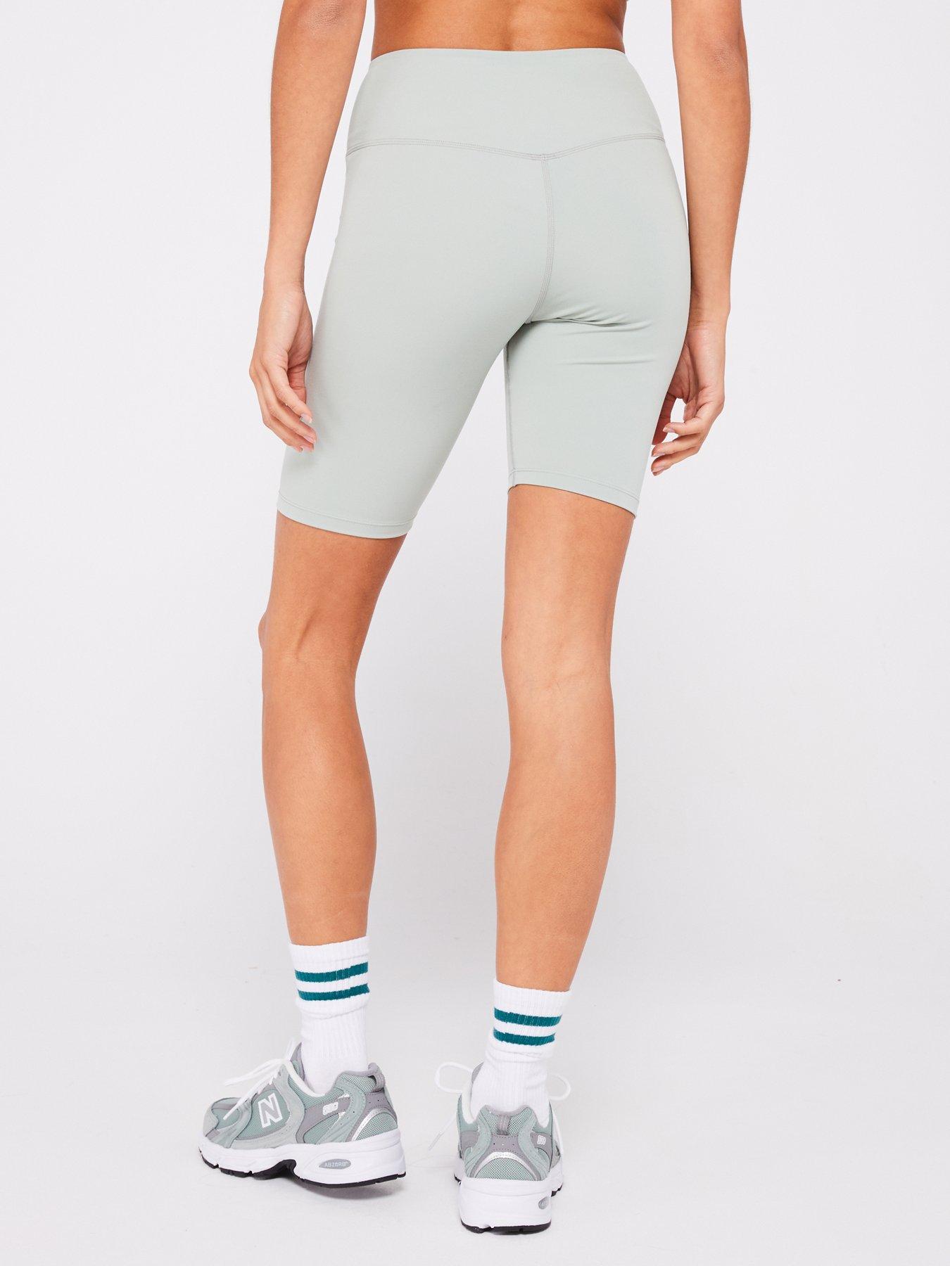 girlfriend-collective-womens-training-float-high-rise-bike-shorts-greenstillFront