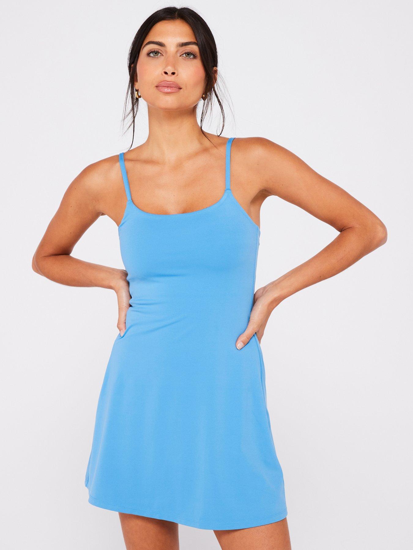 girlfriend-collective-womens-training-float-juliet-strappy-dress-blue