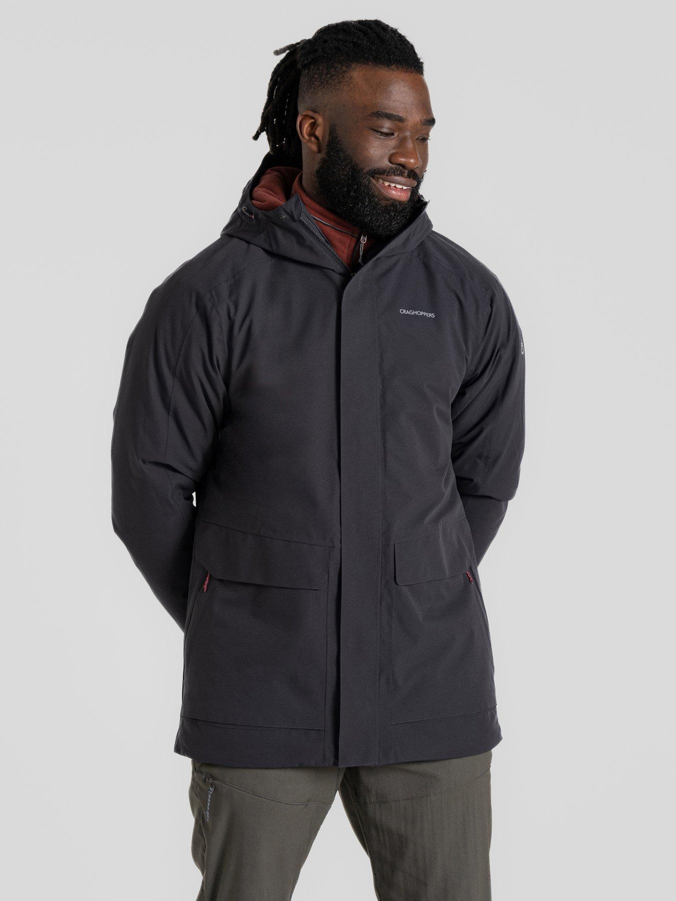 Image of Craghoppers Mens Lorton Thermic Jacket Waterproof -grey