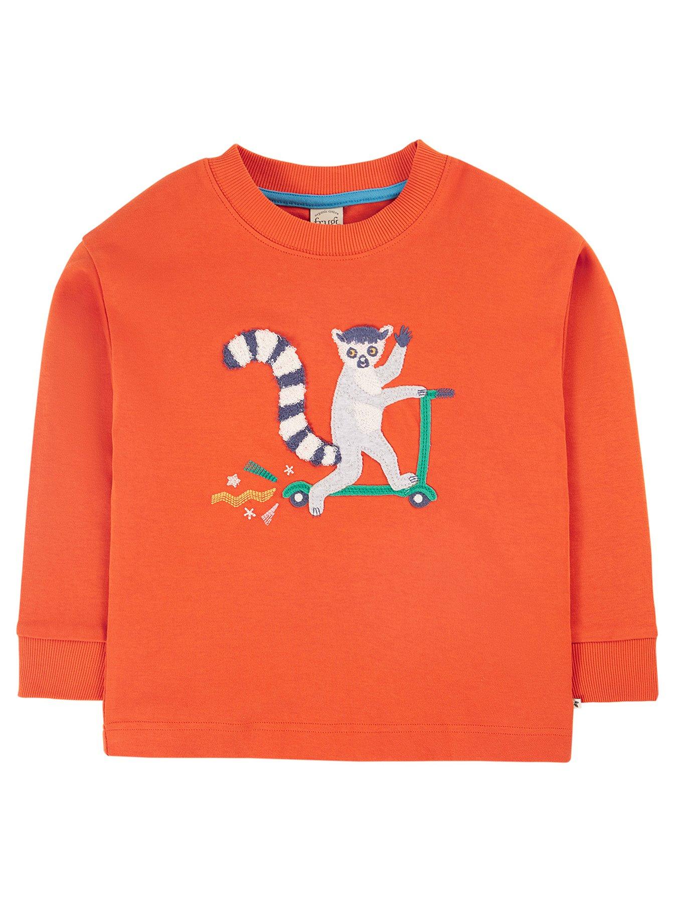 Image 1 of 4 of Frugi Boys Owen Top - Orange