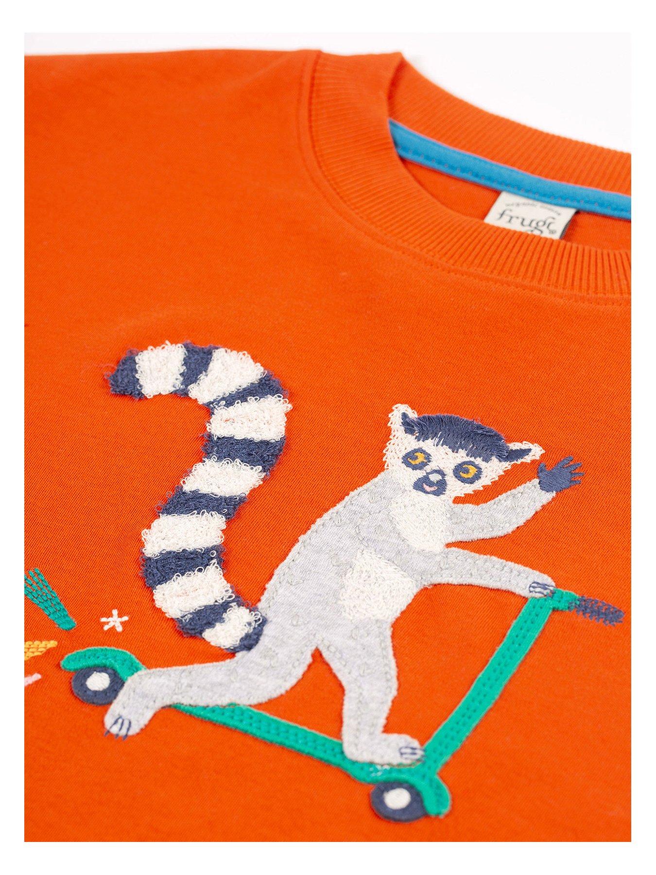 Image 3 of 4 of Frugi Boys Owen Top - Orange