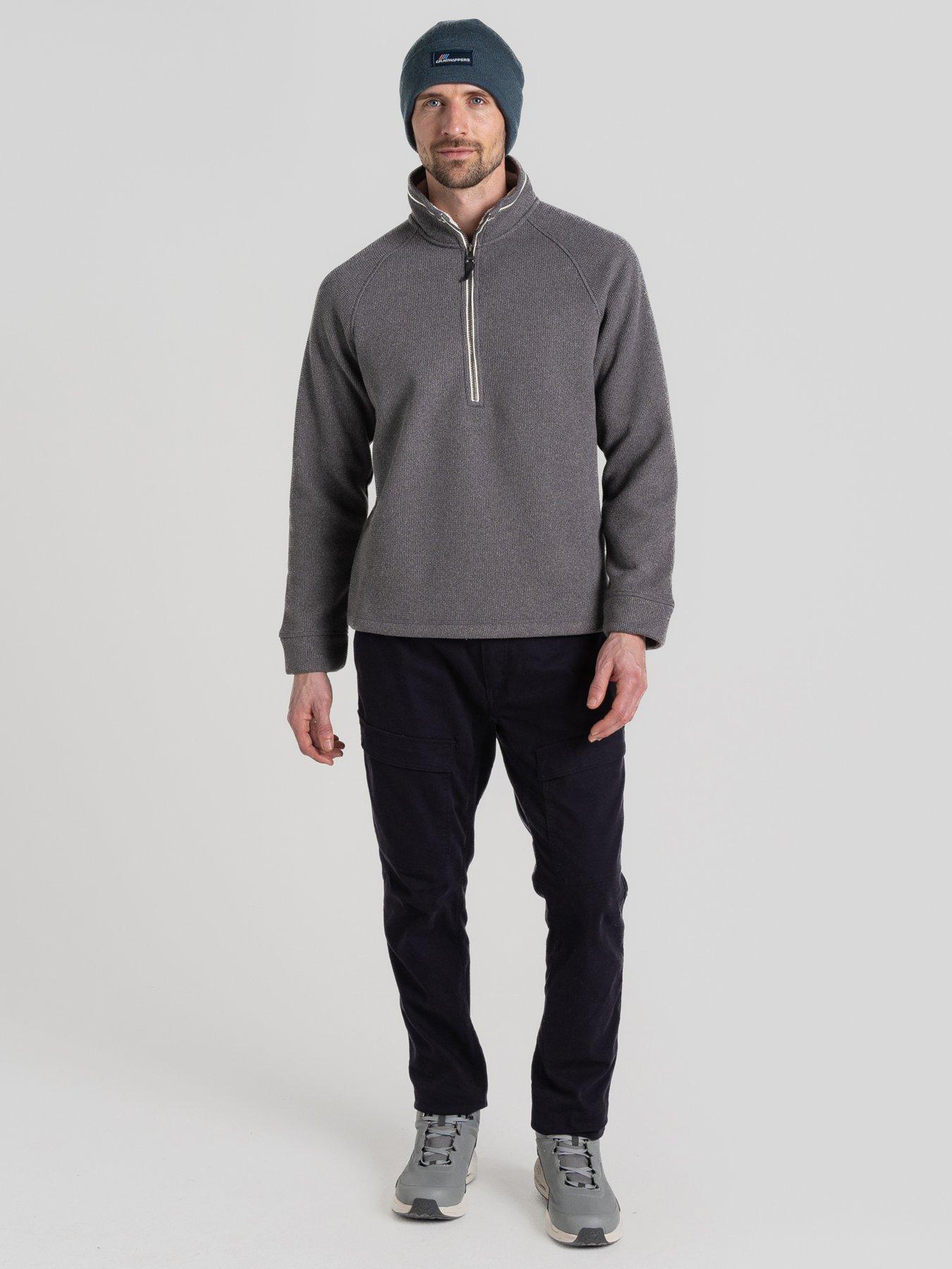 craghoppers-mens-belton-half-zip-fleece-greydetail