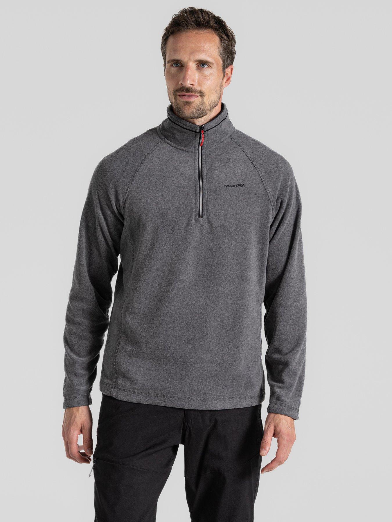 Craghoppers Mens Corey Vi Half Zip Fleece-black