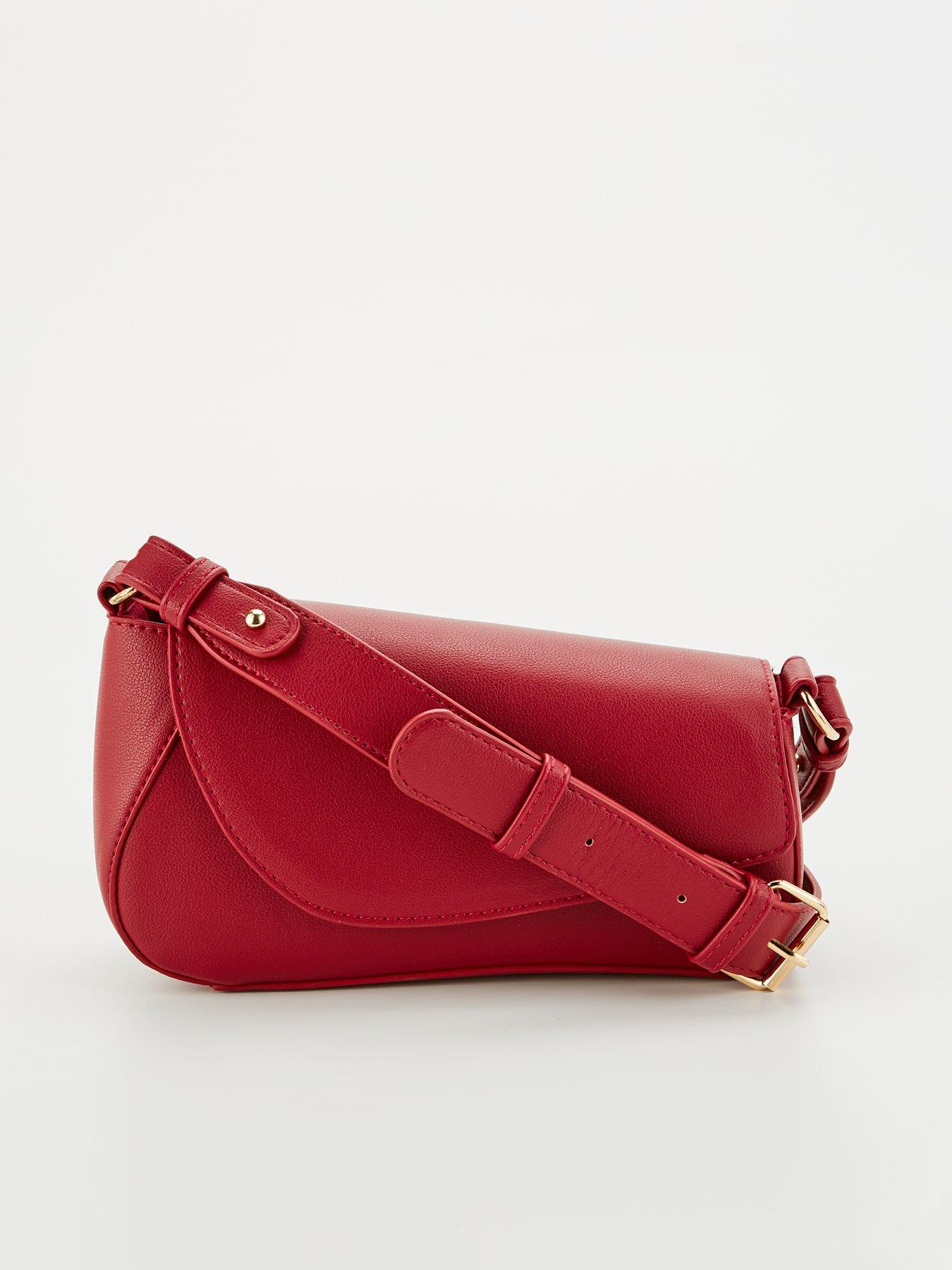 pieces-pinna-cross-body-bag-red