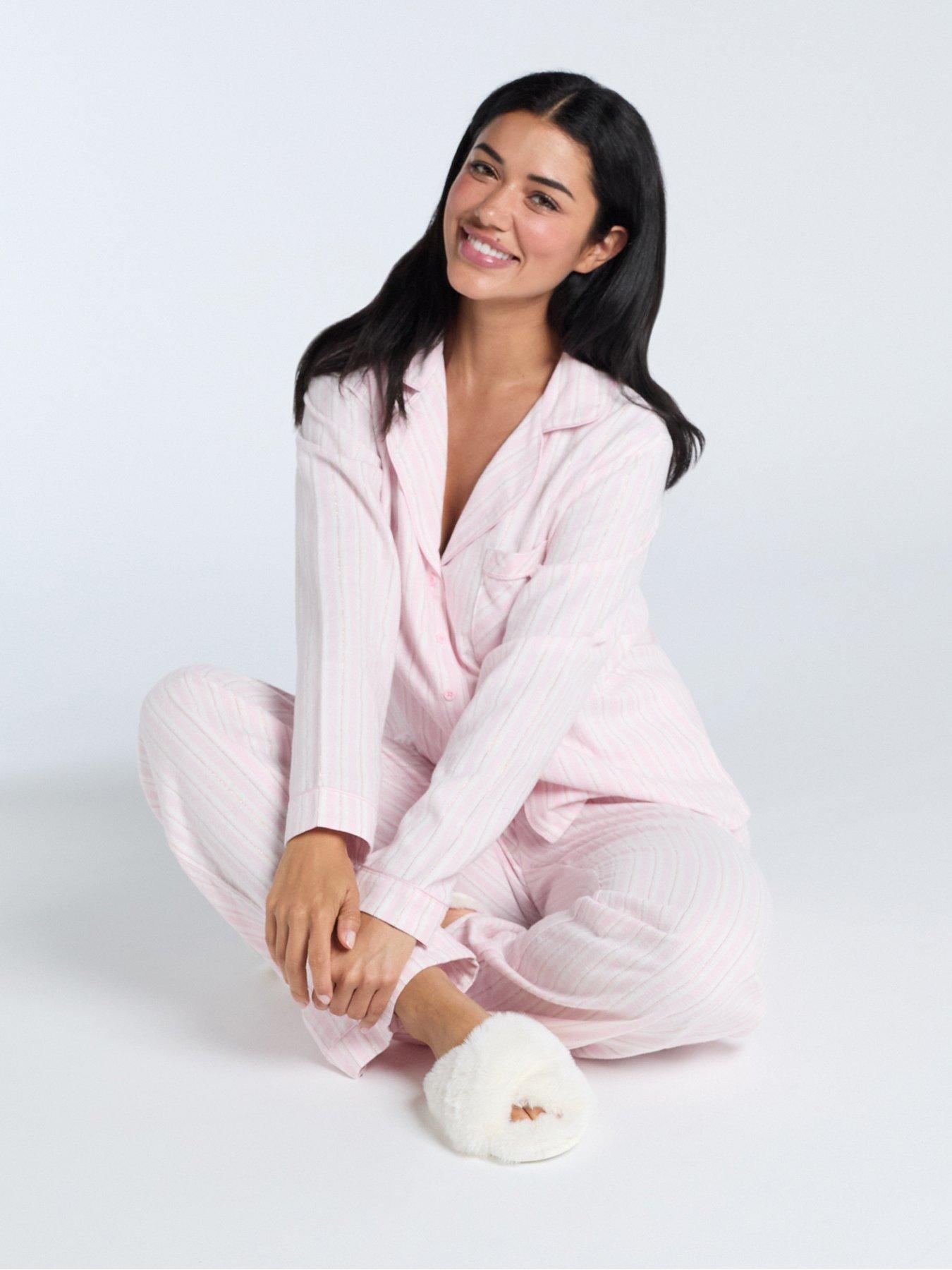 boux-avenue-boux-avenue-striped-cotton-pj-in-a-bag-pink-mixback