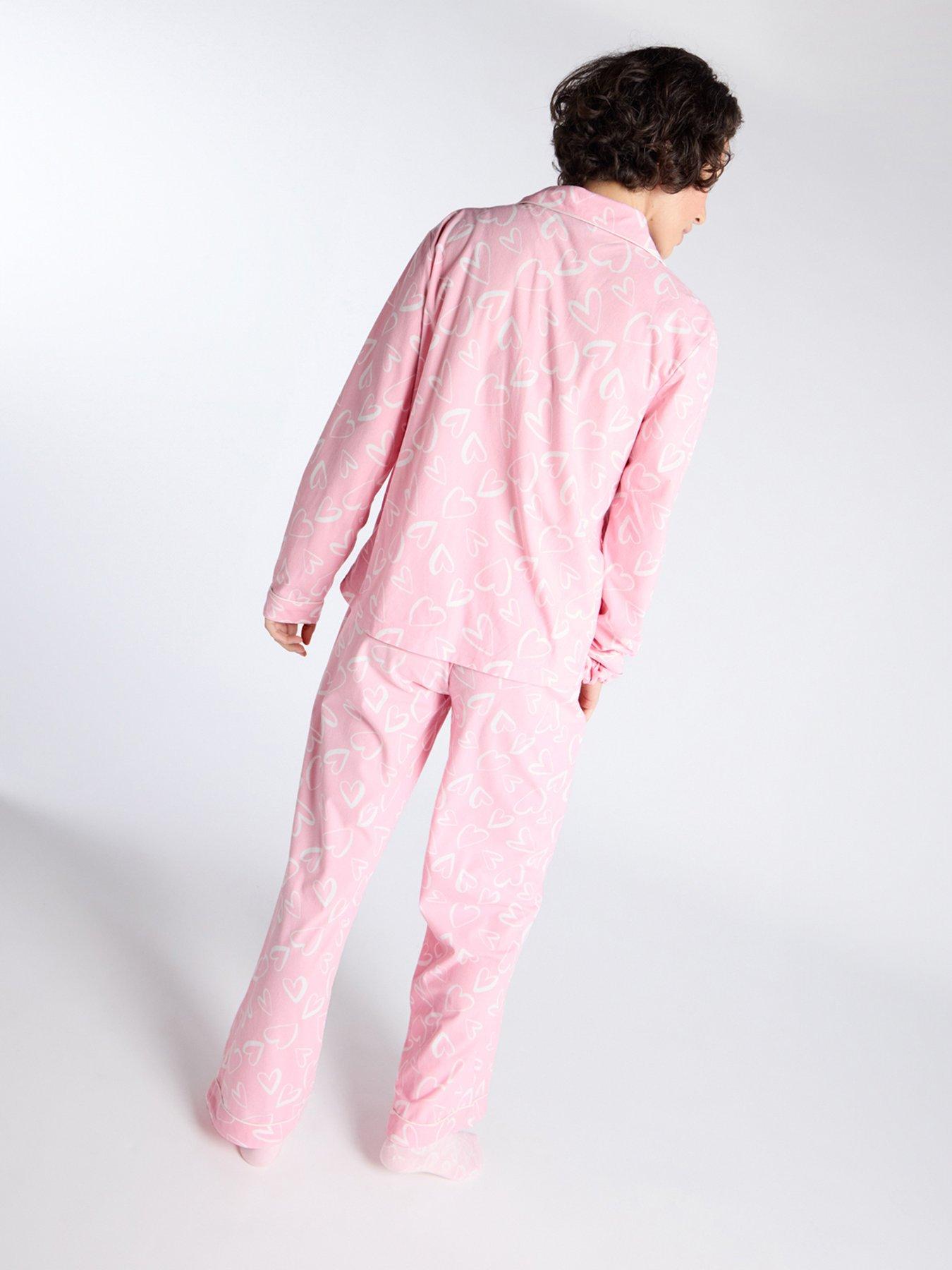 boux-avenue-boux-avenue-heart-fleece-pj-in-a-bag-pink-mixstillFront