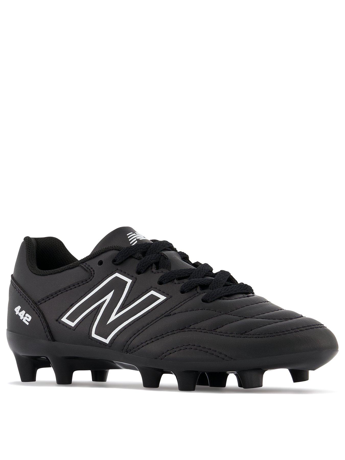 new-balance-junior-v2-academy-442-firm-ground-football-boots---blackstillFront