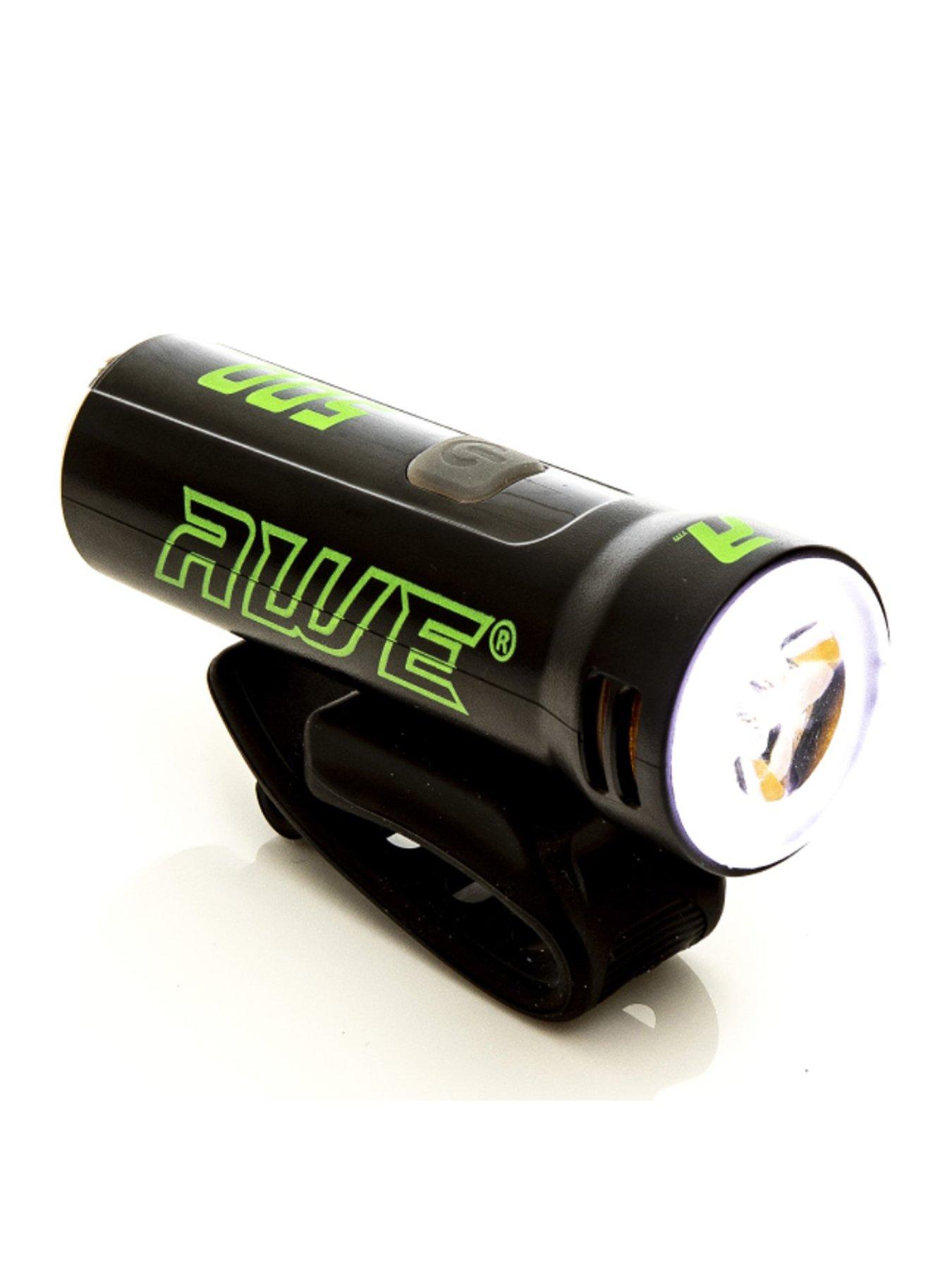 undefined AWE Blast 500 Lumens Rechargeable AweBright LED Front Bicycle Light Black 7 hrs Run Time*
