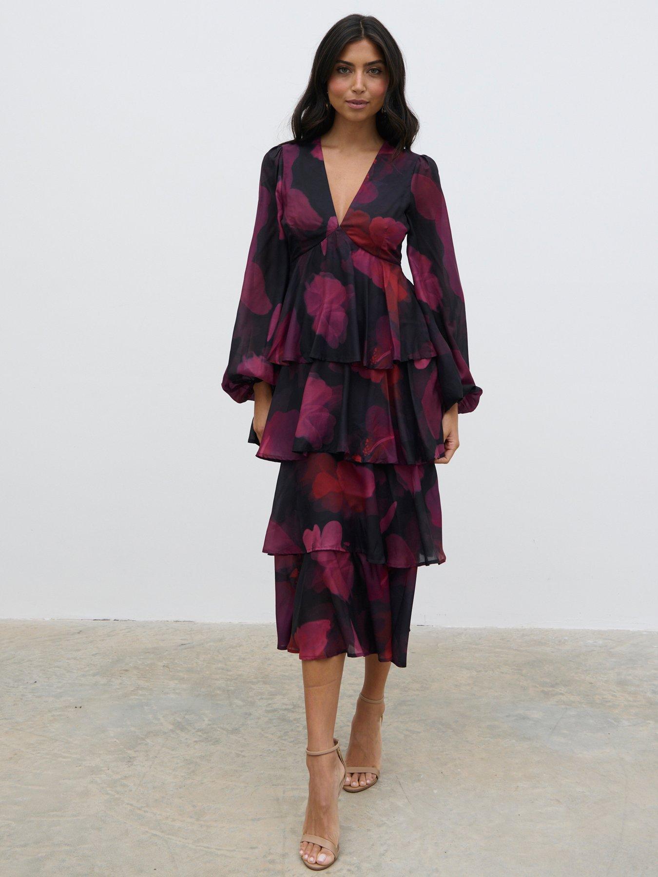 pretty-lavish-ashton-ruffle-midaxi-dress-dark-berry-floral-multi