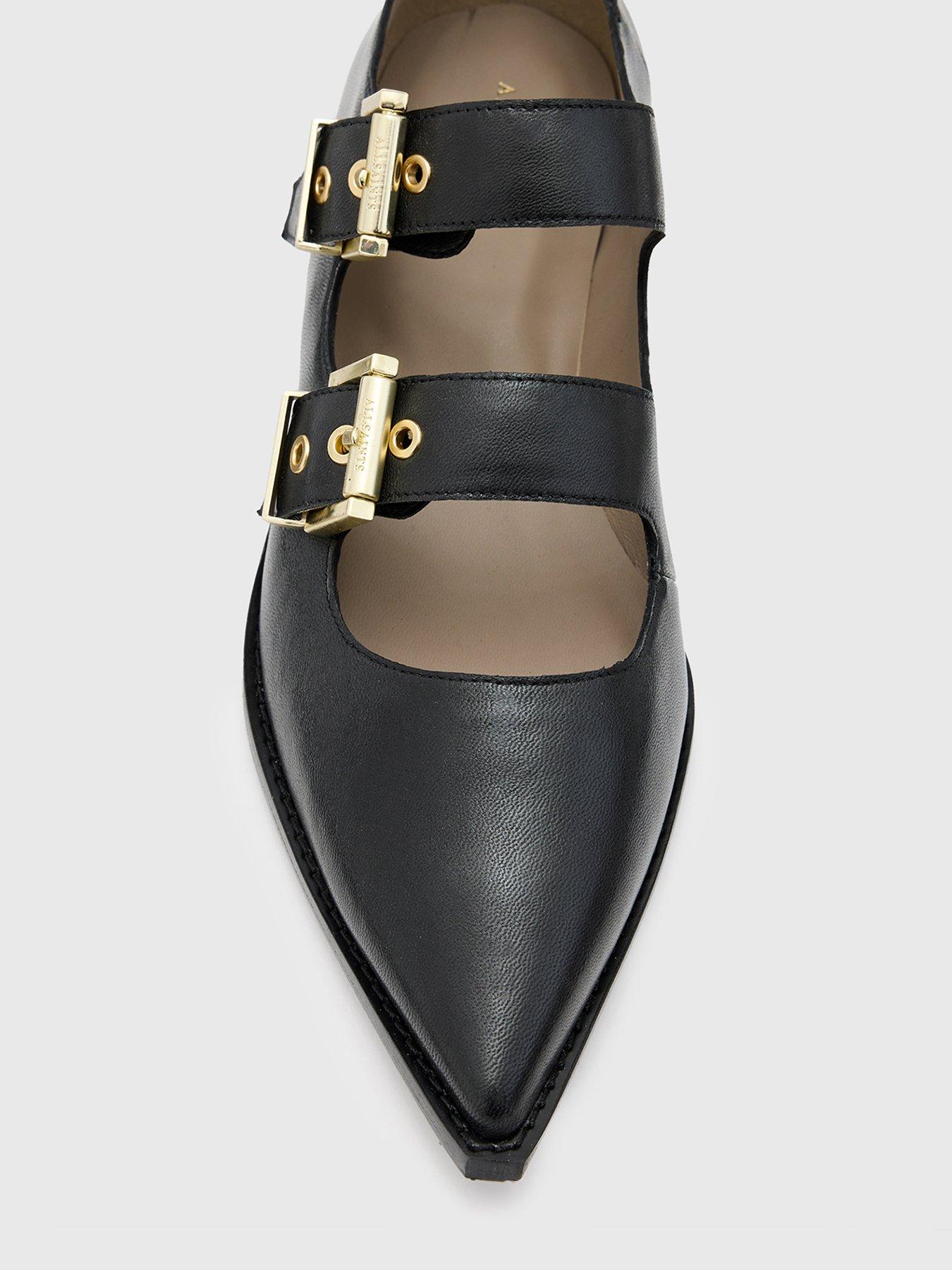 allsaints-susan-buckle-shoe-blackoutfit