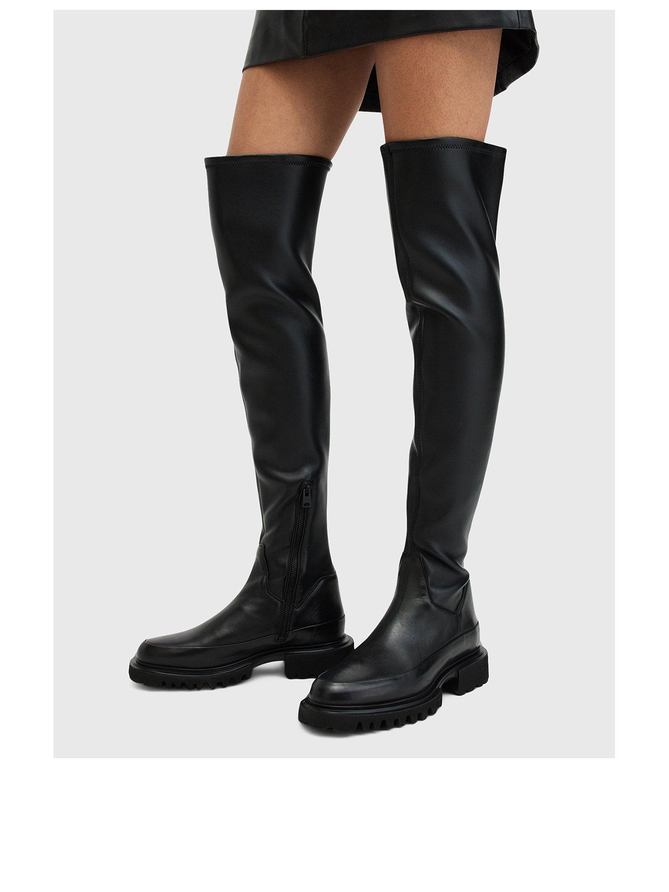 allsaints-leona-boots-blackstillFront