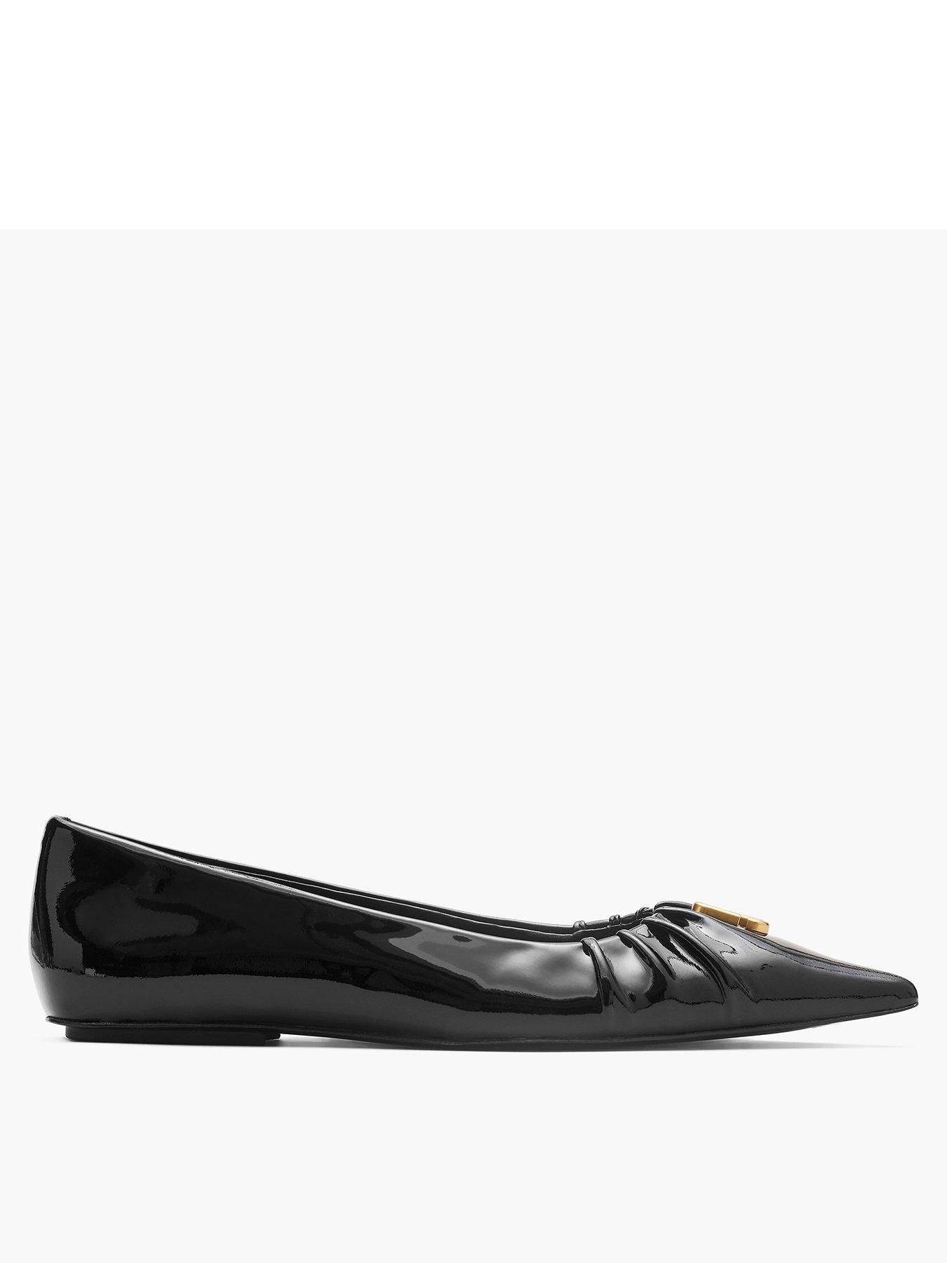 undefined The Pointy Toe Ballerina Flats - Black
