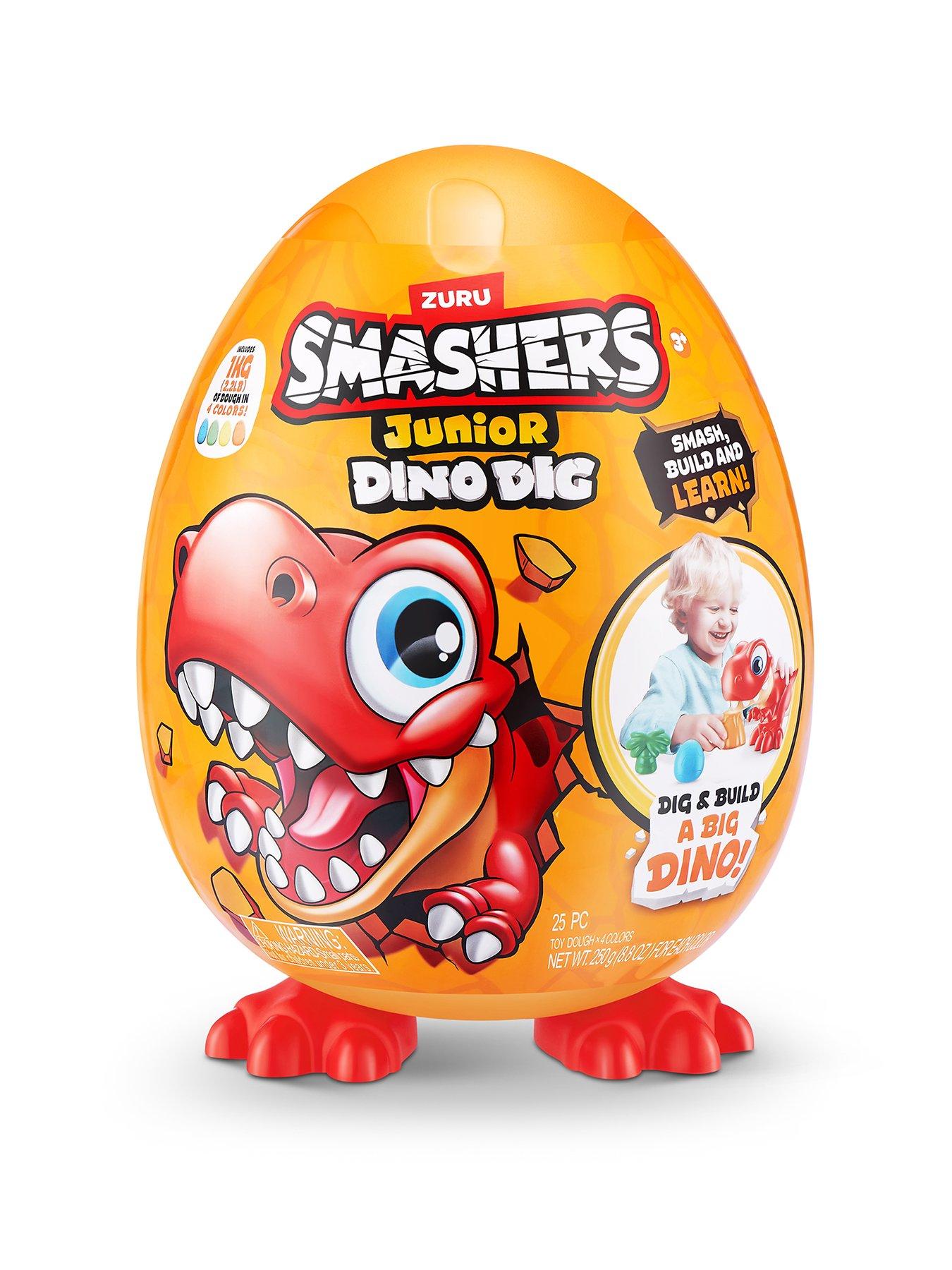 zuru-smashers-junior-dino-dignbsplarge-egg-series-1-mystery-playsetnbspwith-18nbspsurprises-inside