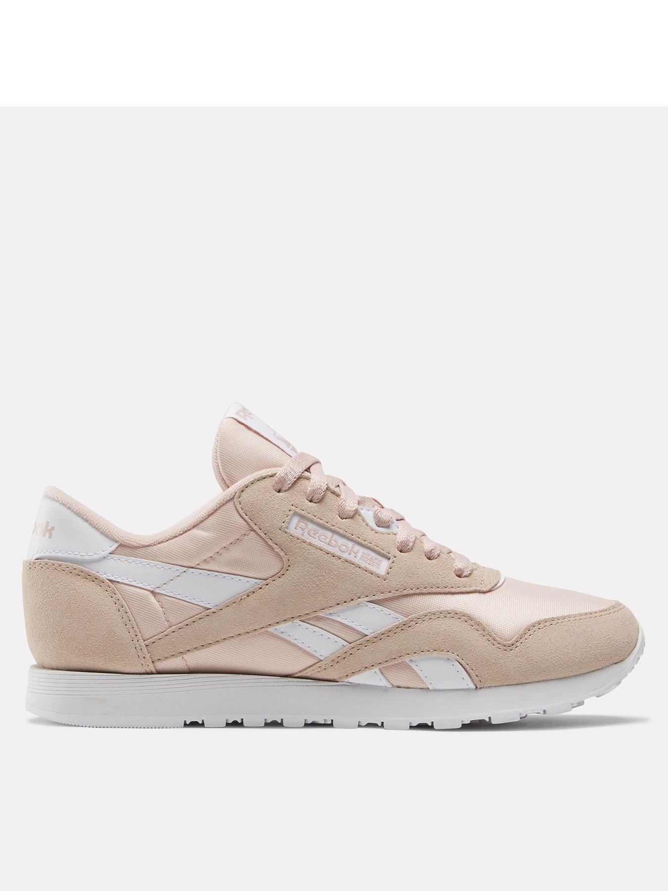 reebok-womens-classic-nylon-trainers-light-pink