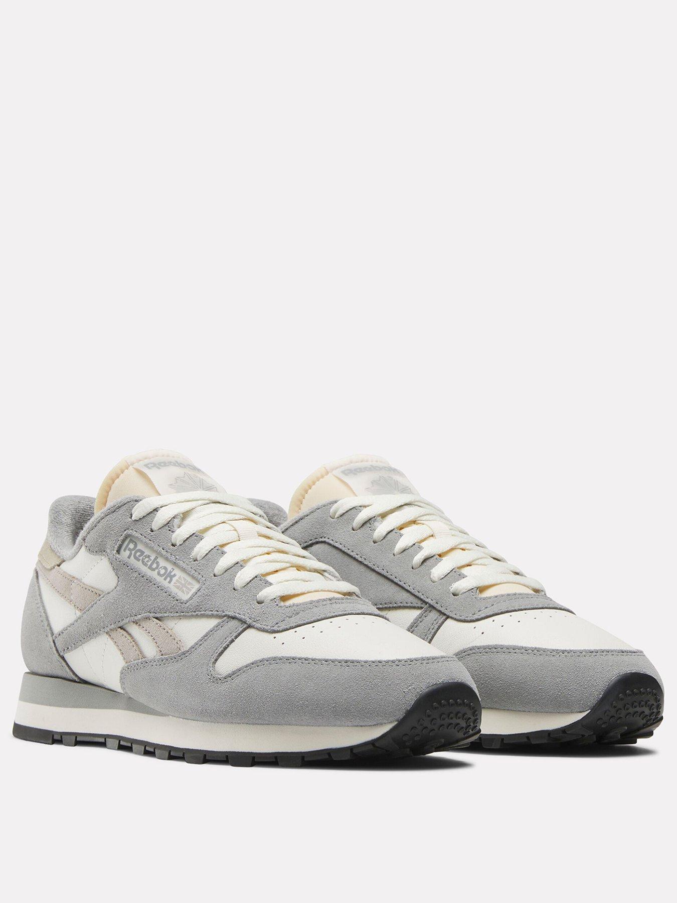 reebok-mens-classic-leather-trainers-greystillFront