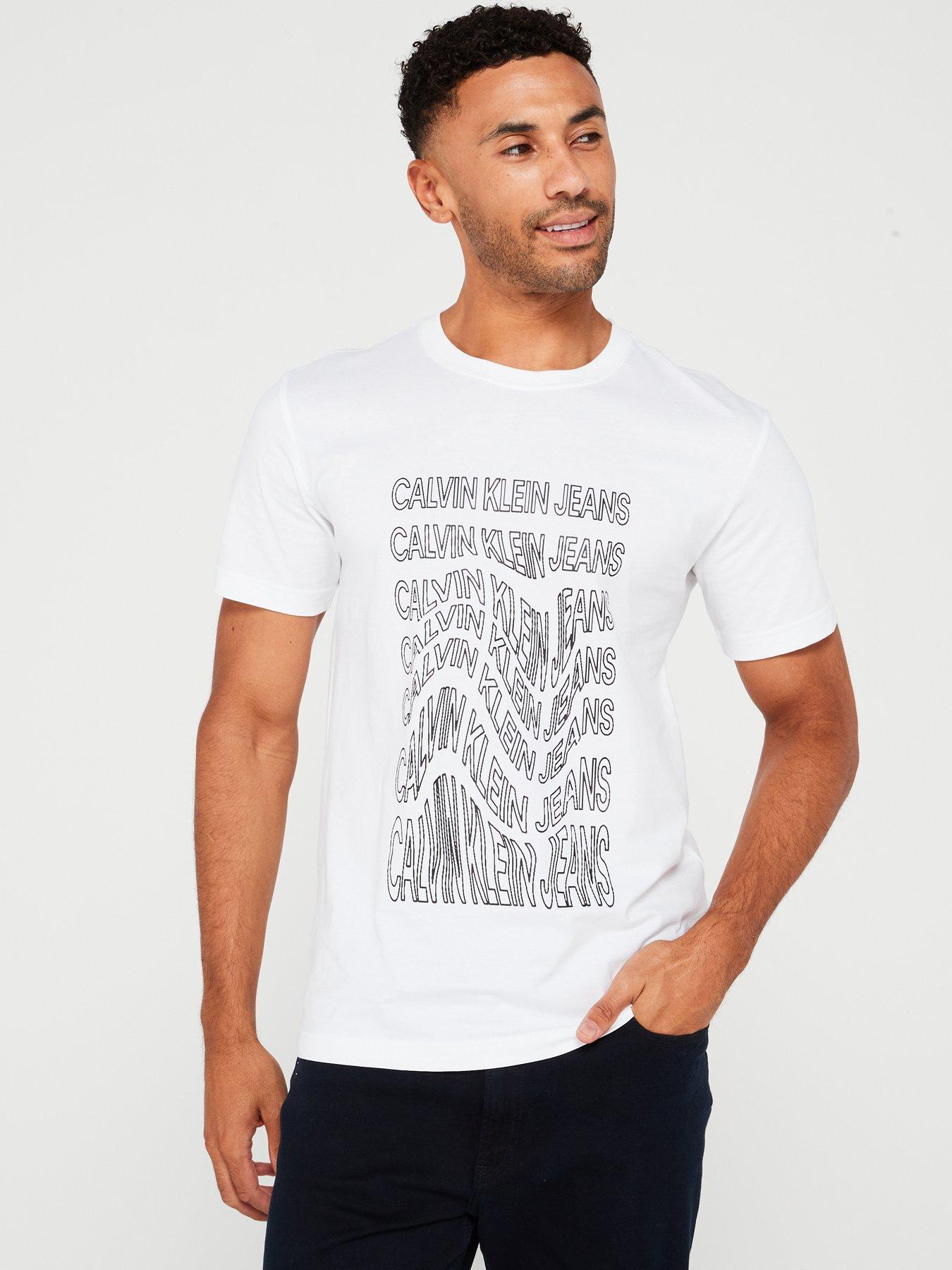 calvin-klein-institutional-warp-t-shirt-whitefront