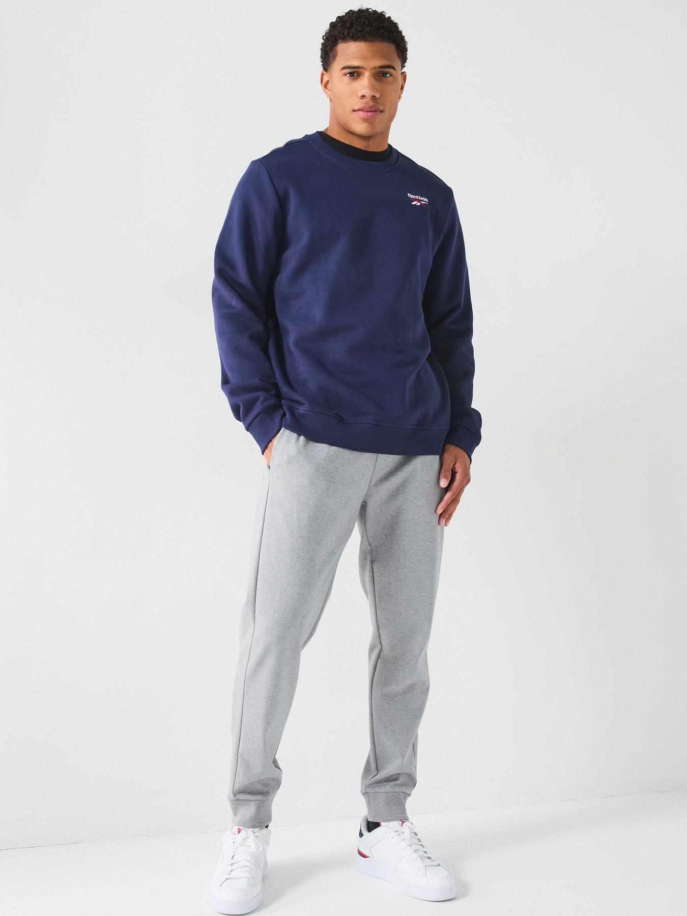 reebok-mens-identity-small-logo-fleece-crew-navyback