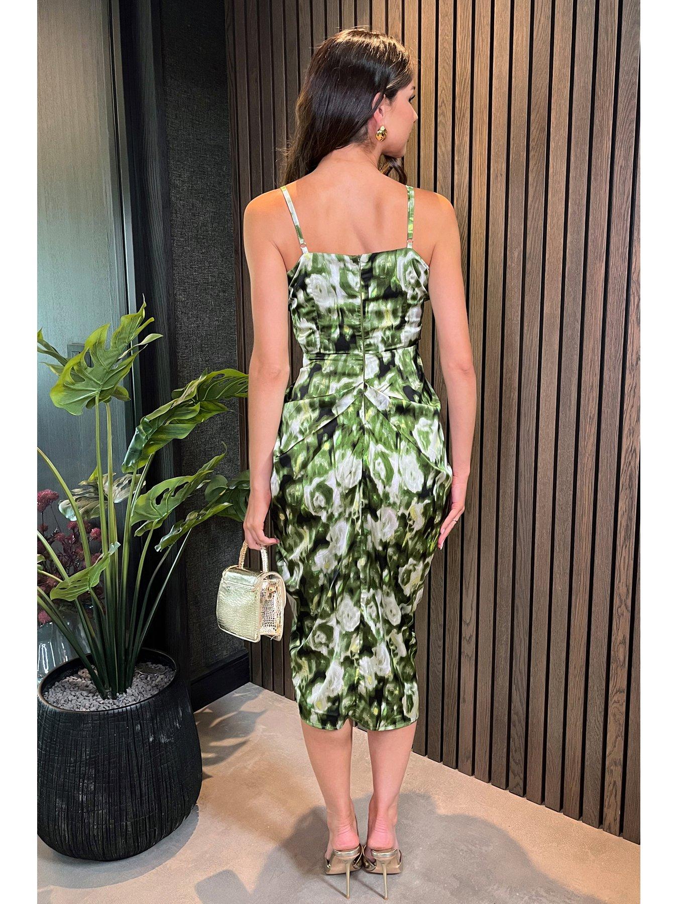 ax-paris-printed-draped-dress-greenstillFront