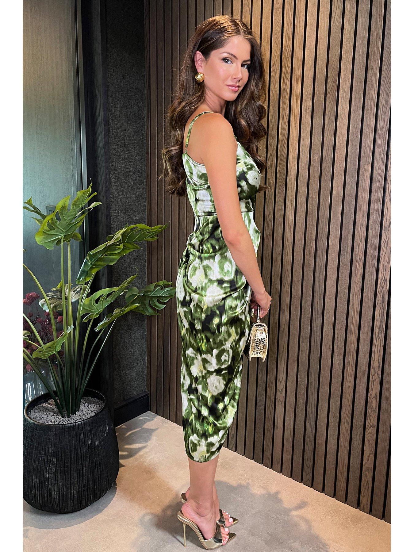 ax-paris-printed-draped-dress-greenoutfit