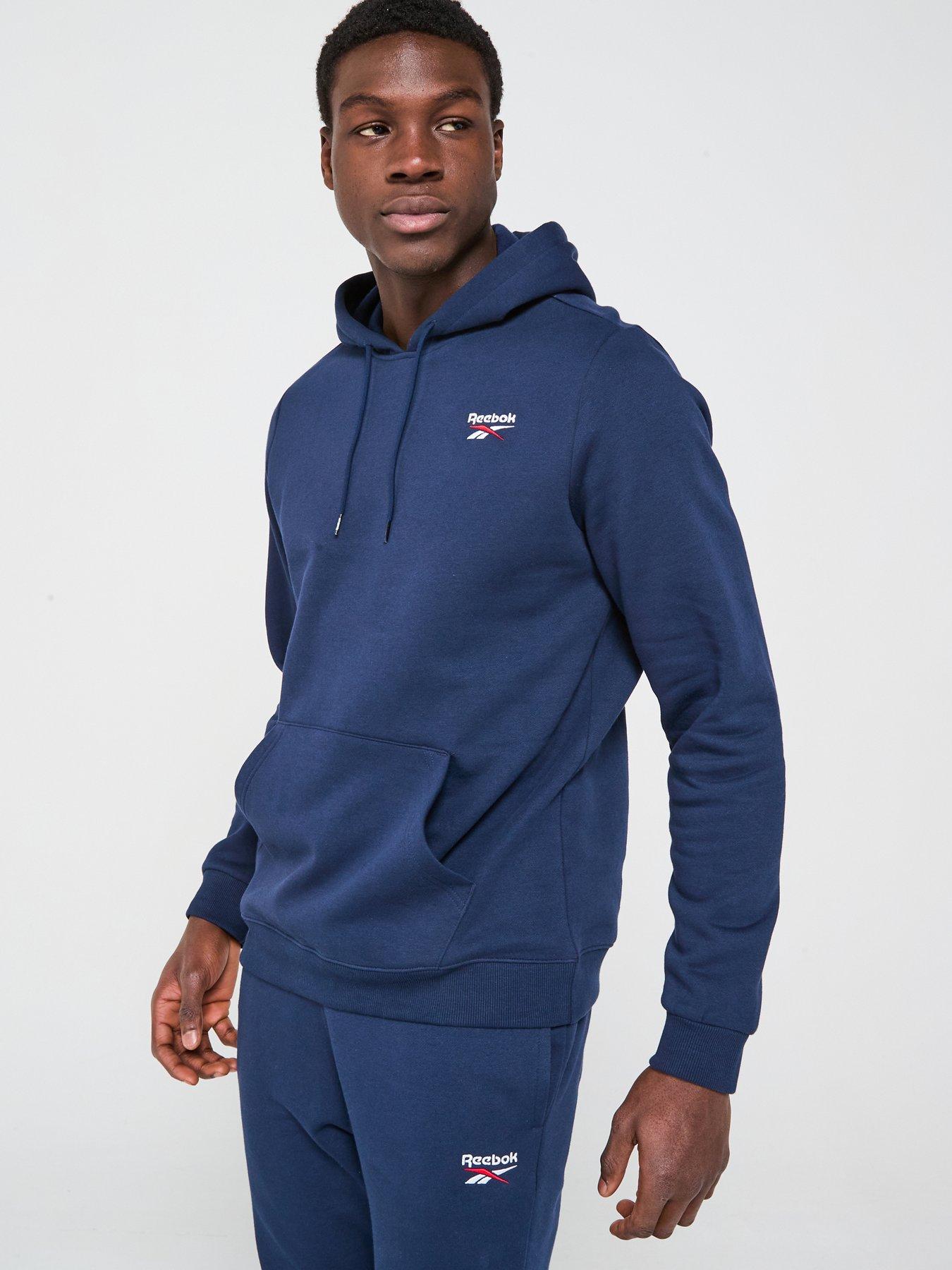 reebok-mens-identity-small-logo-fleece-hoodie-navy