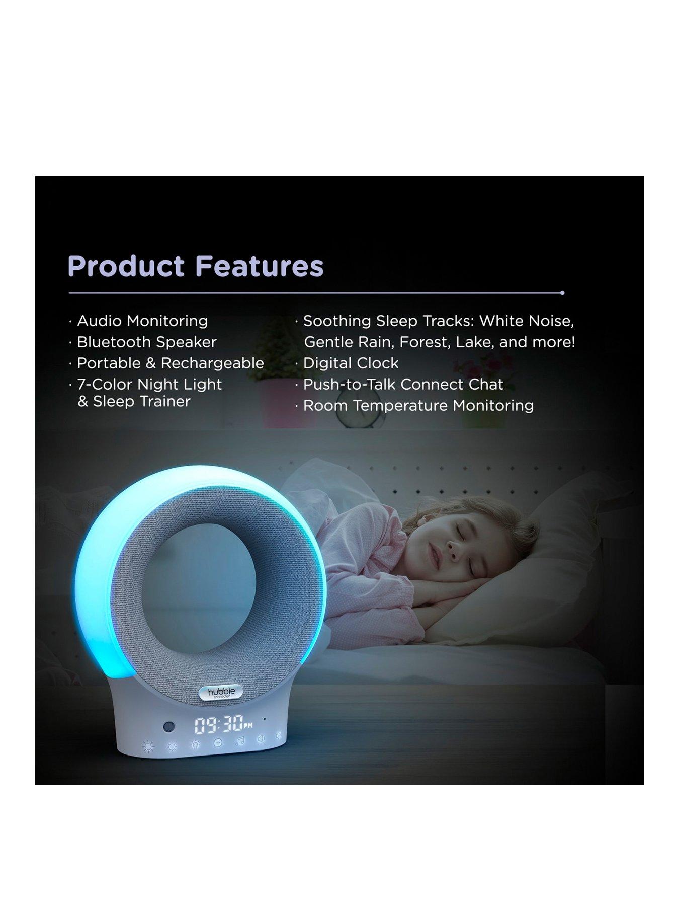 hubble-eclipse-plus-smart-portable-nursery-soother-with-night-light-digital-clock-amp-audio-monitorback