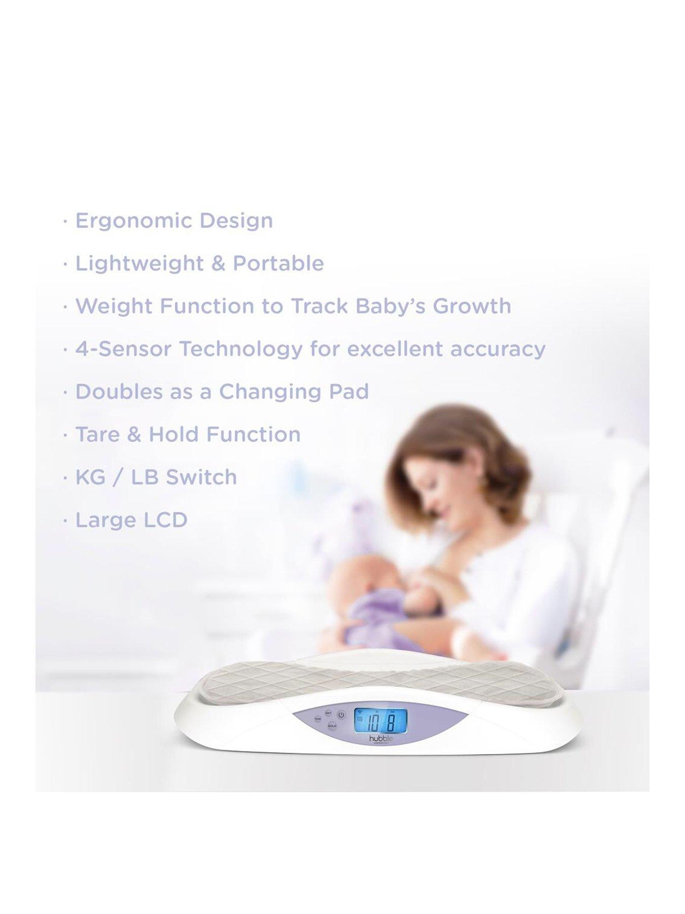 hubble-grow-plus-smart-bluetooth-baby-scale-with-integrated-measurement-trackerback