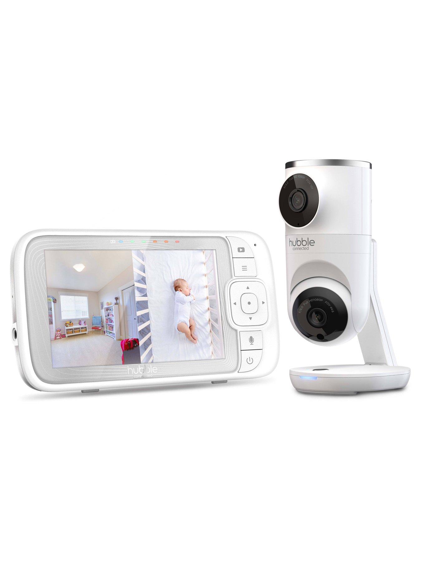 Image 1 of 7 of Hubble Nursery Pal Dual Vision Connected Dual Camera 5'' Monitor with PTZ Camera